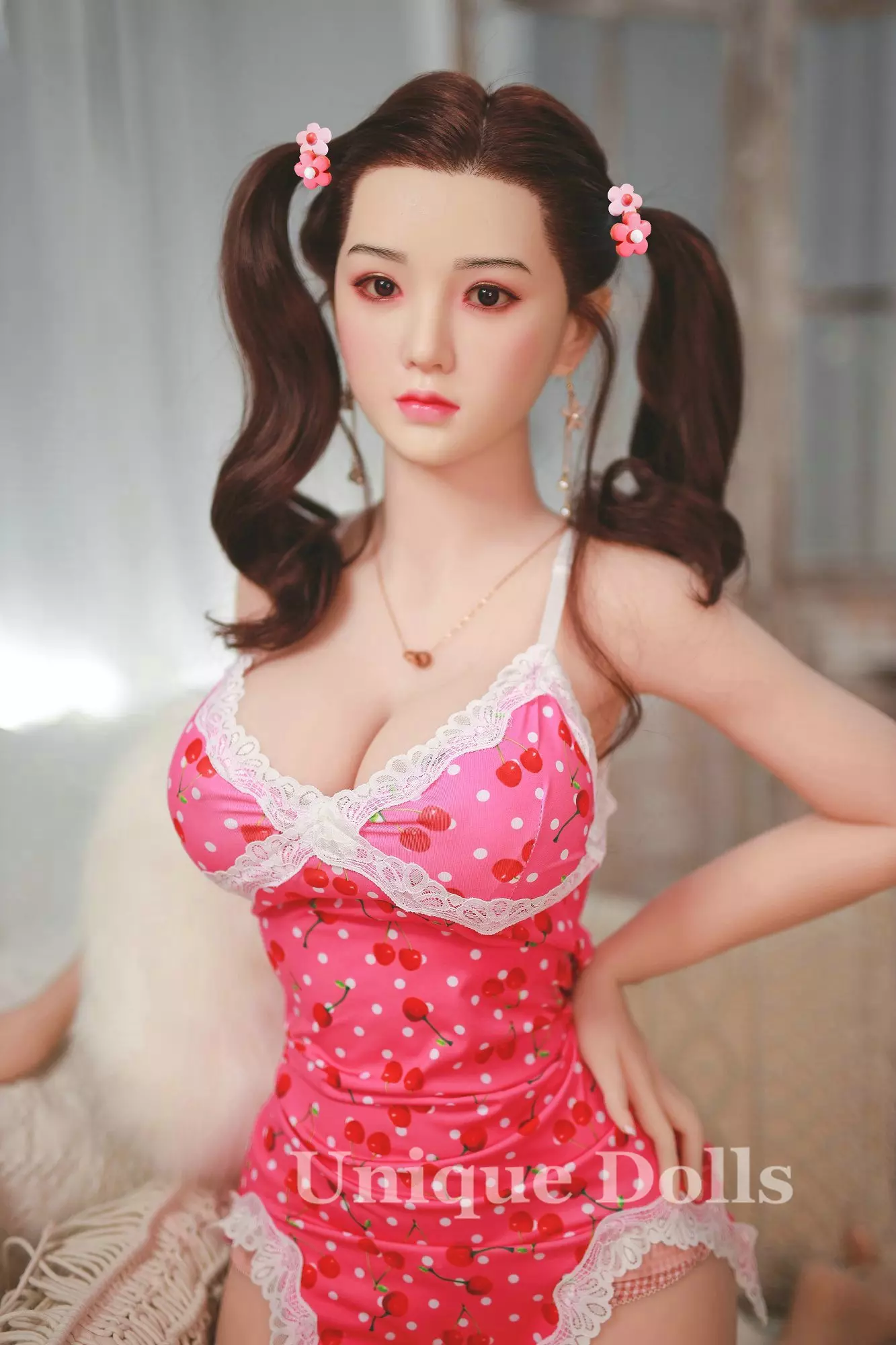 JY DOLL 161cm big nipples doll with silicone head