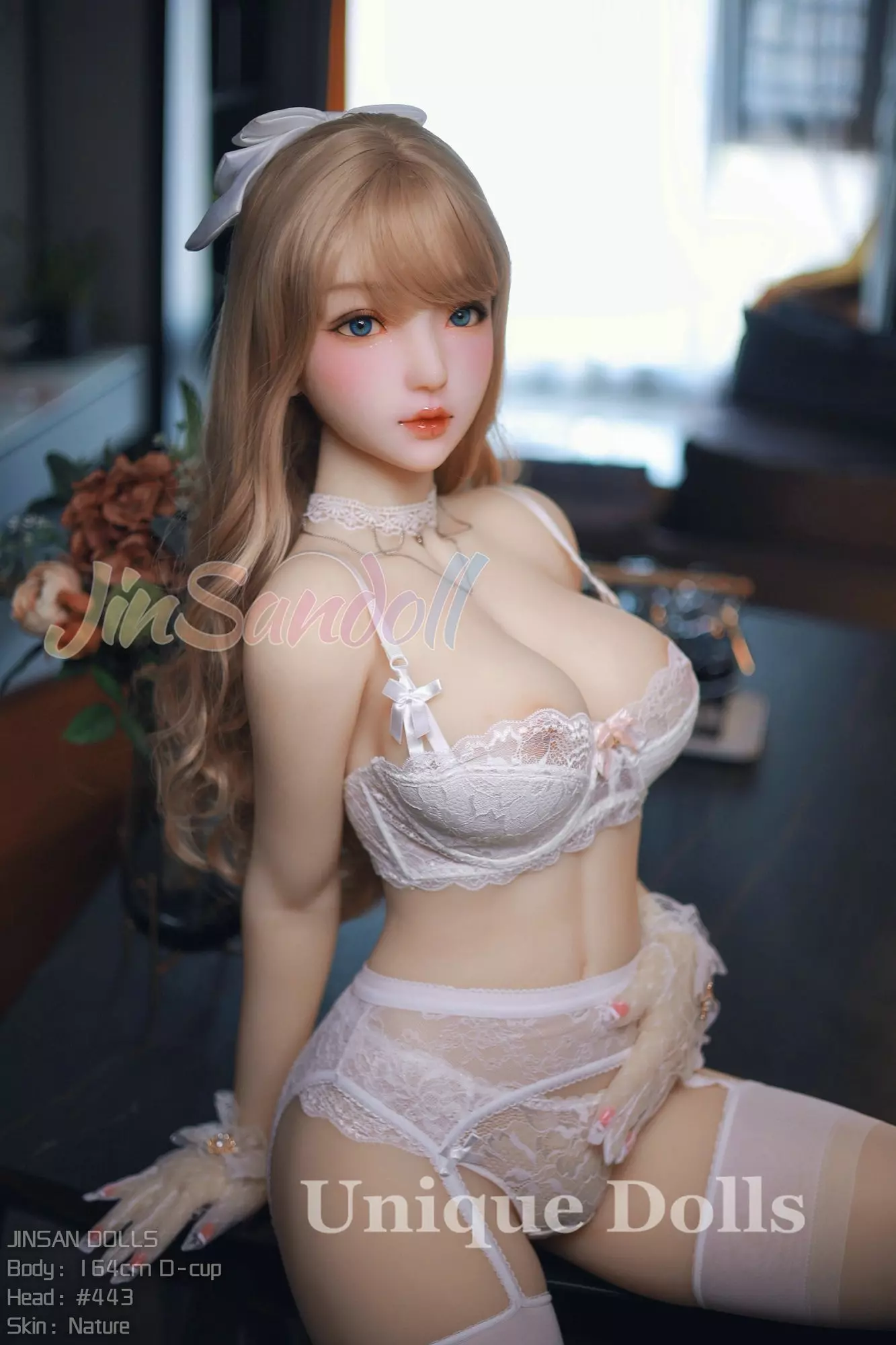 WM Doll 164cm D cup TPE sex doll Vivian with #443