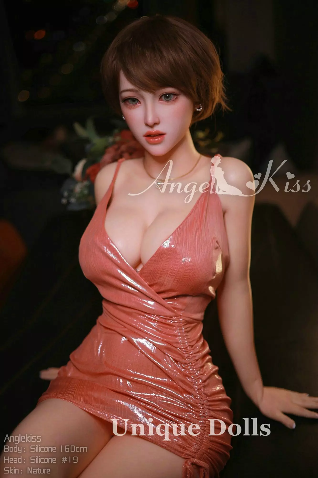 AK 160cm Asian Silicone sex doll with Head#LS19