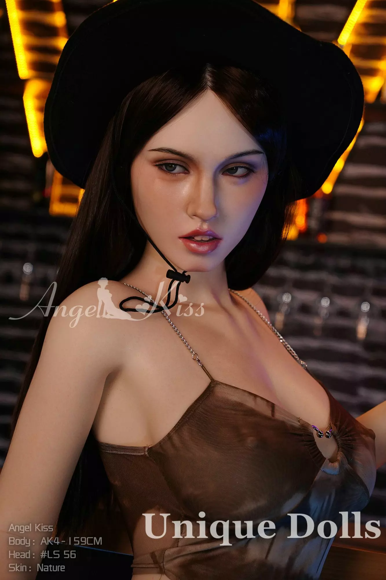 AK Silicone 159cm sex doll with Head#LS56