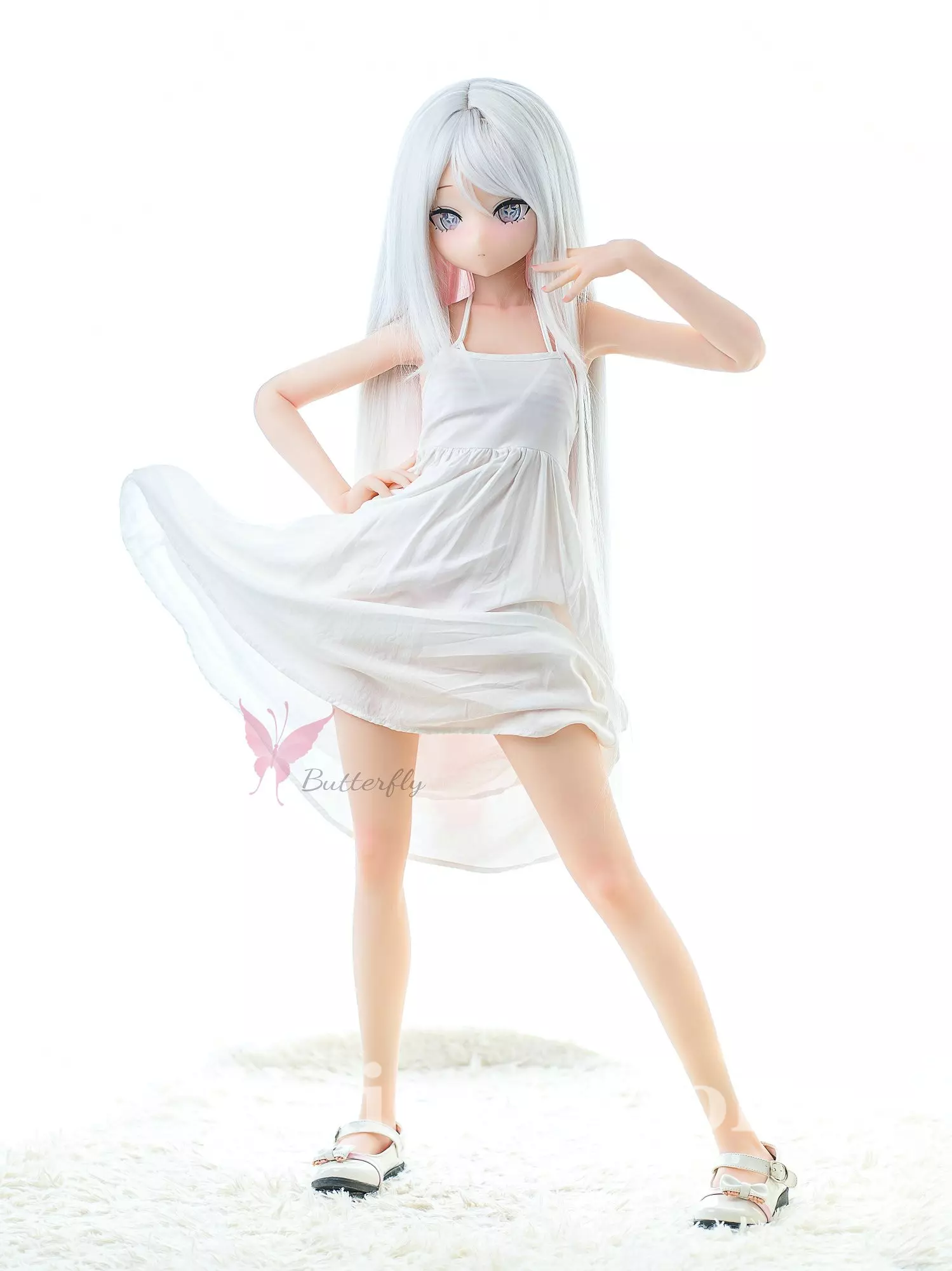 Butterfly Doll 125cm Anime TPE sex doll with head#131 Evil