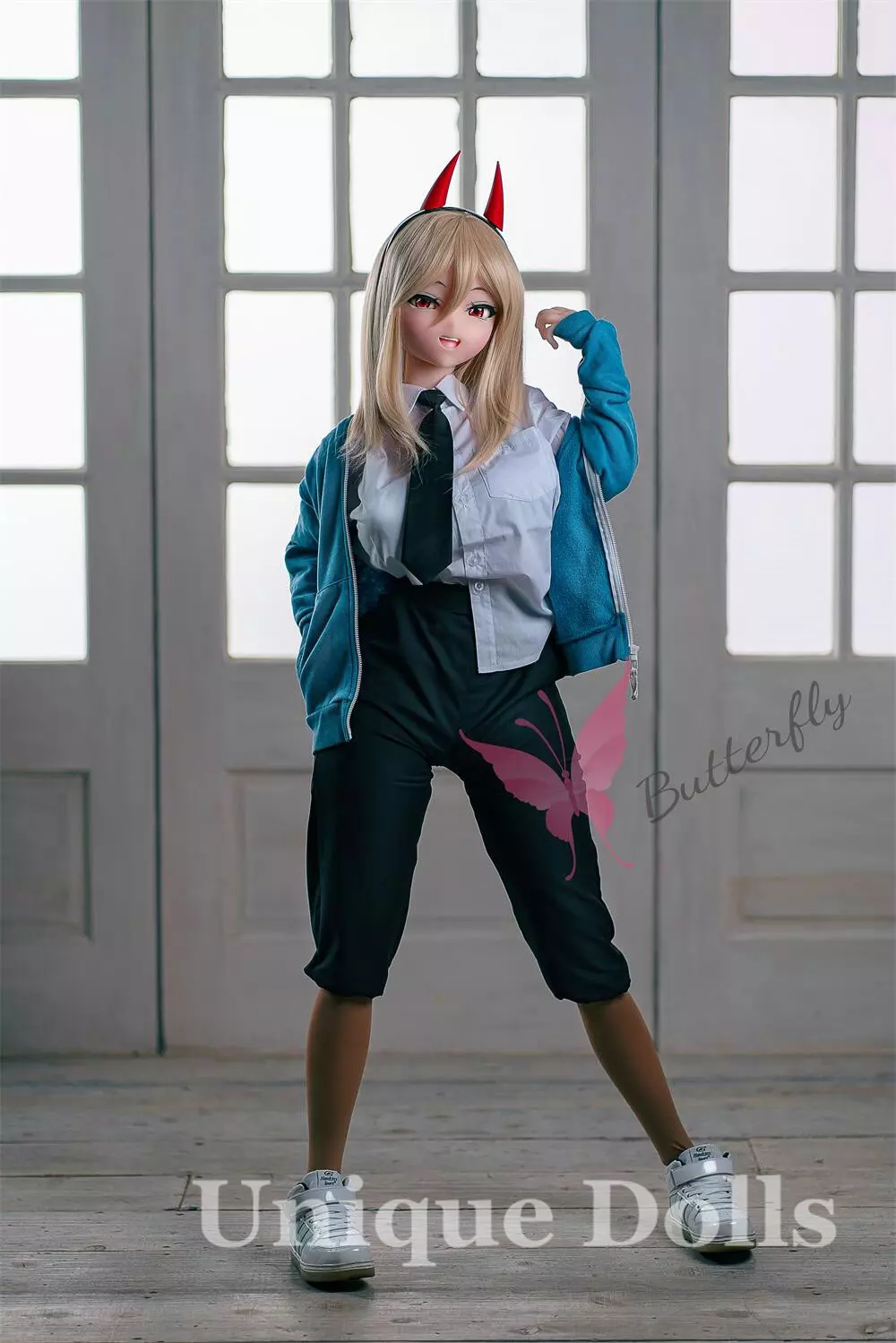 Butterfly Doll 135cm Japanese Anime sex doll with head#Celine