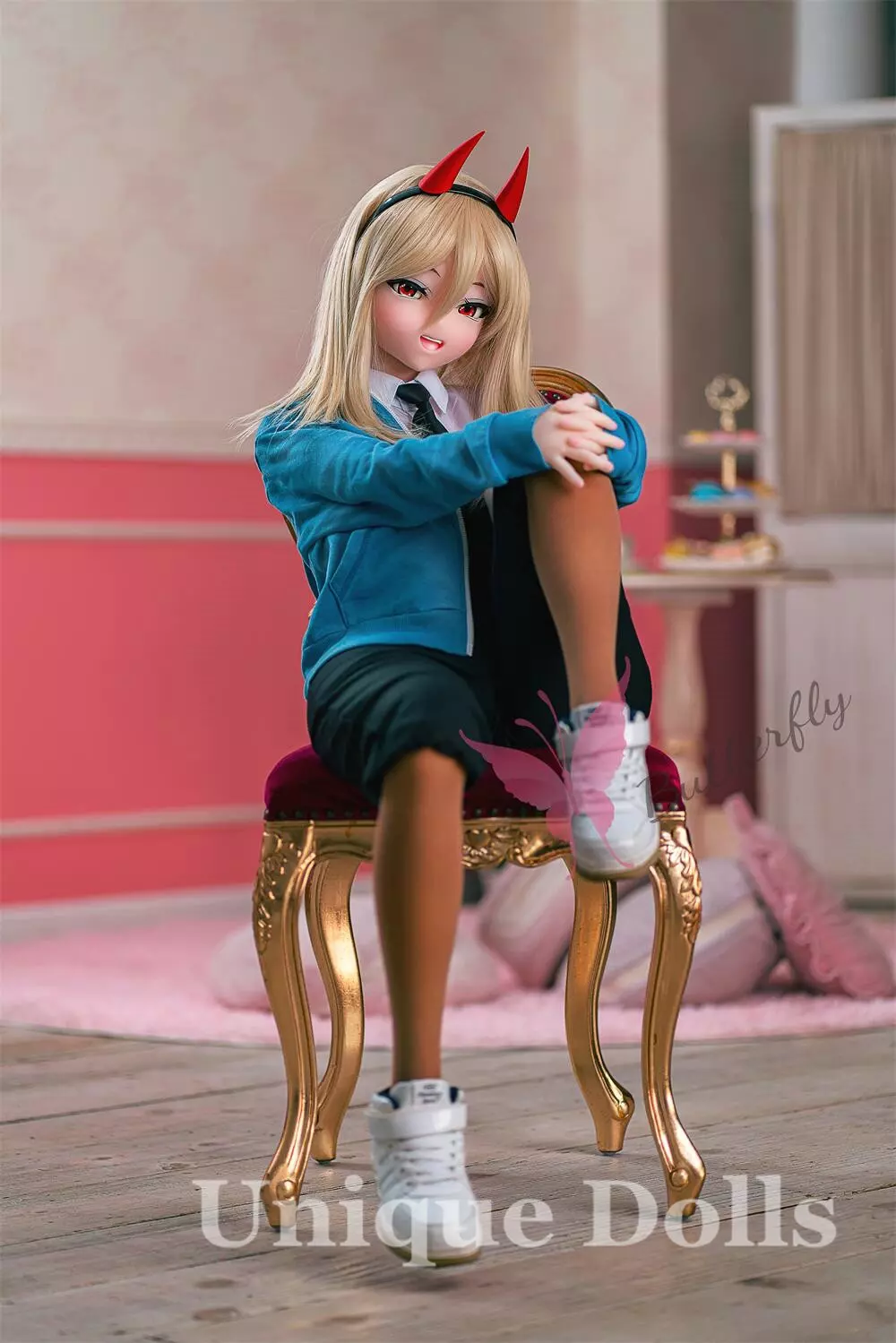 Butterfly Doll 135cm Japanese Anime sex doll with head#Celine