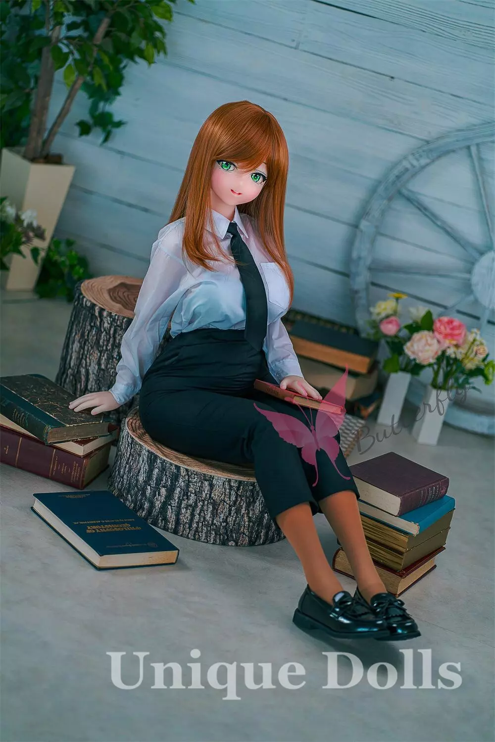 Butterfly Doll 135cm Japanese Anime sex doll with head#Fanny