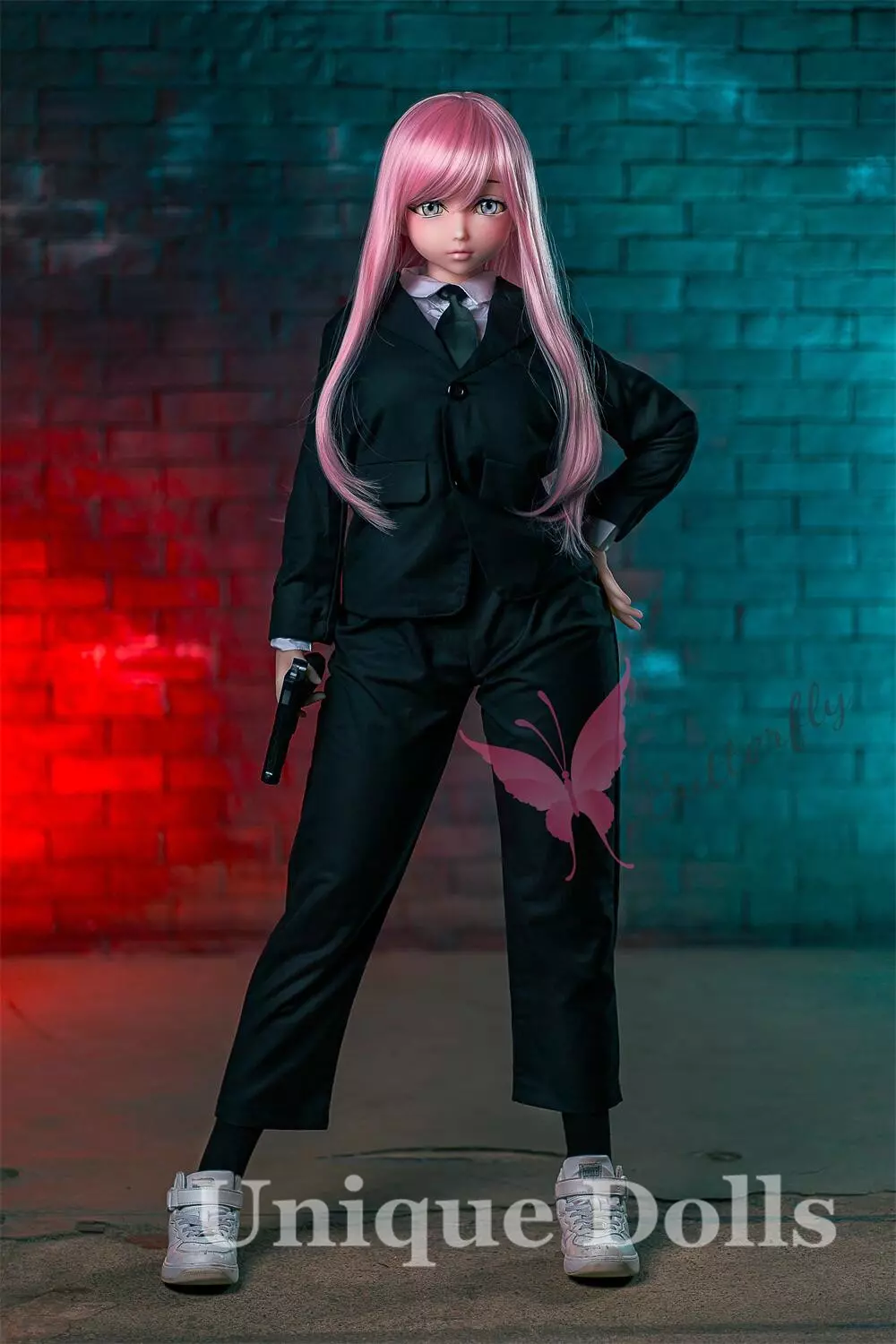 Butterfly Doll 140cm Lovely Anime sex doll with head#Flora