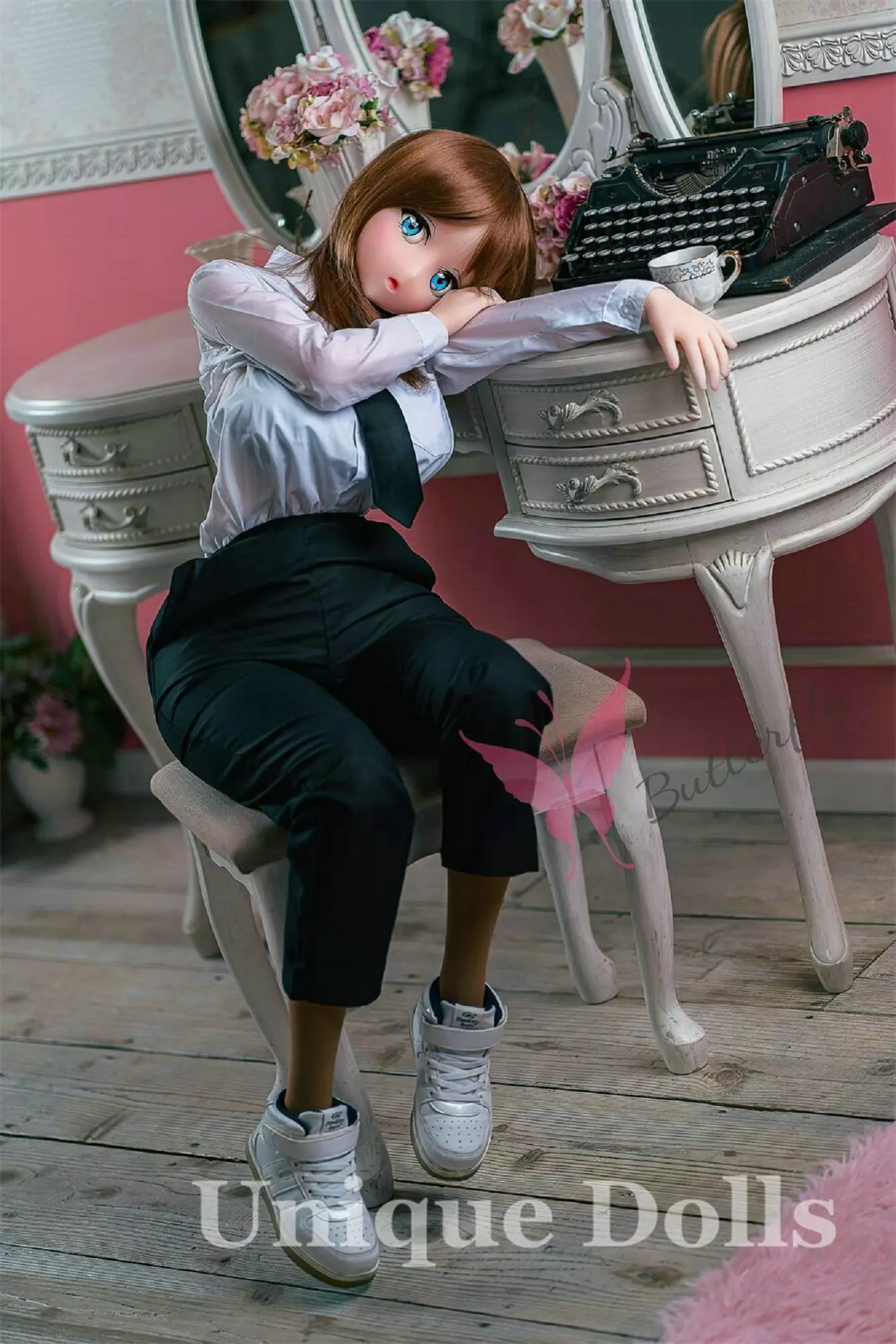 Butterfly Doll 135cm Lovely Anime sex doll with head#Mizuko