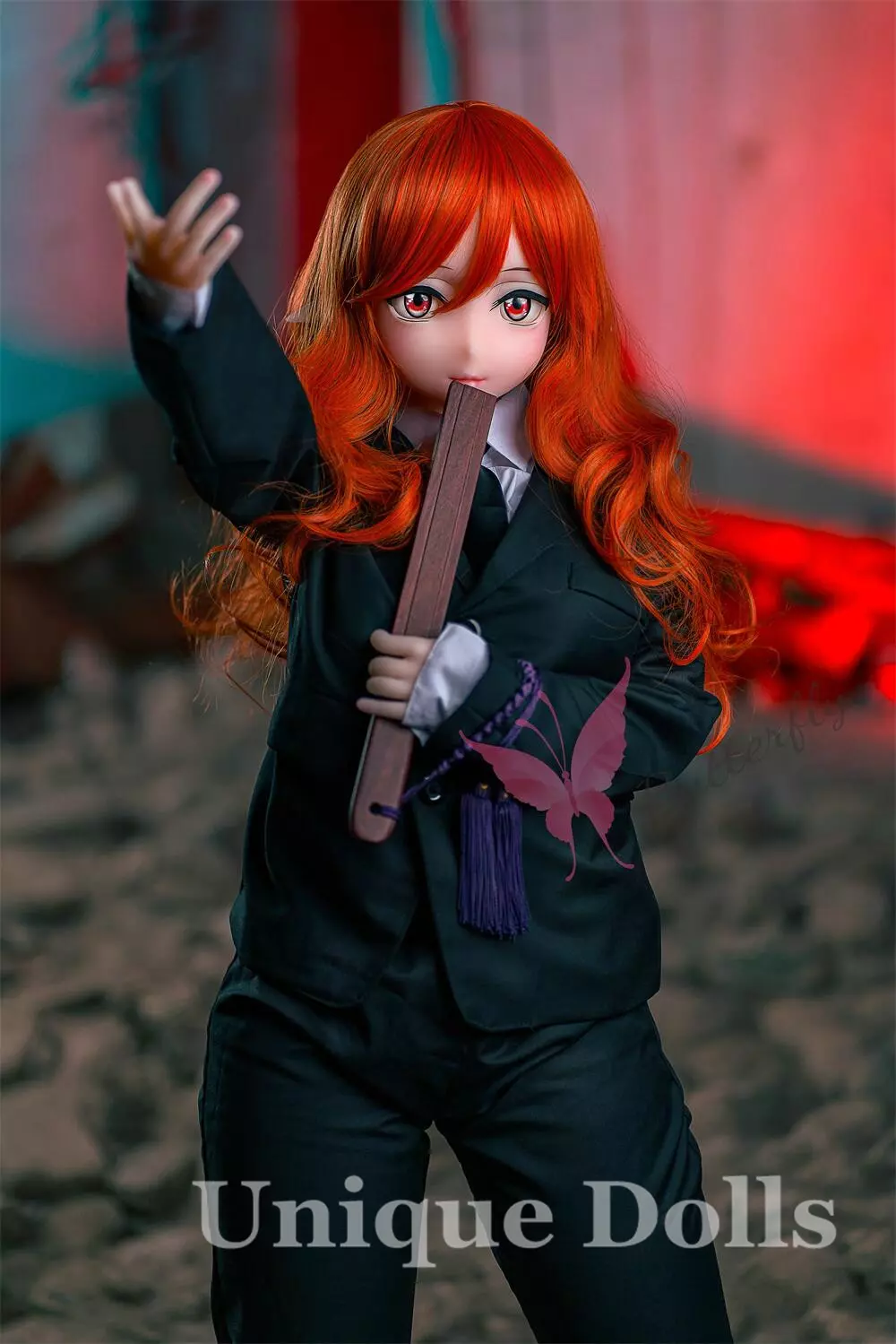 Butterfly Doll 140cm big boobs anime sex doll head#Yuria