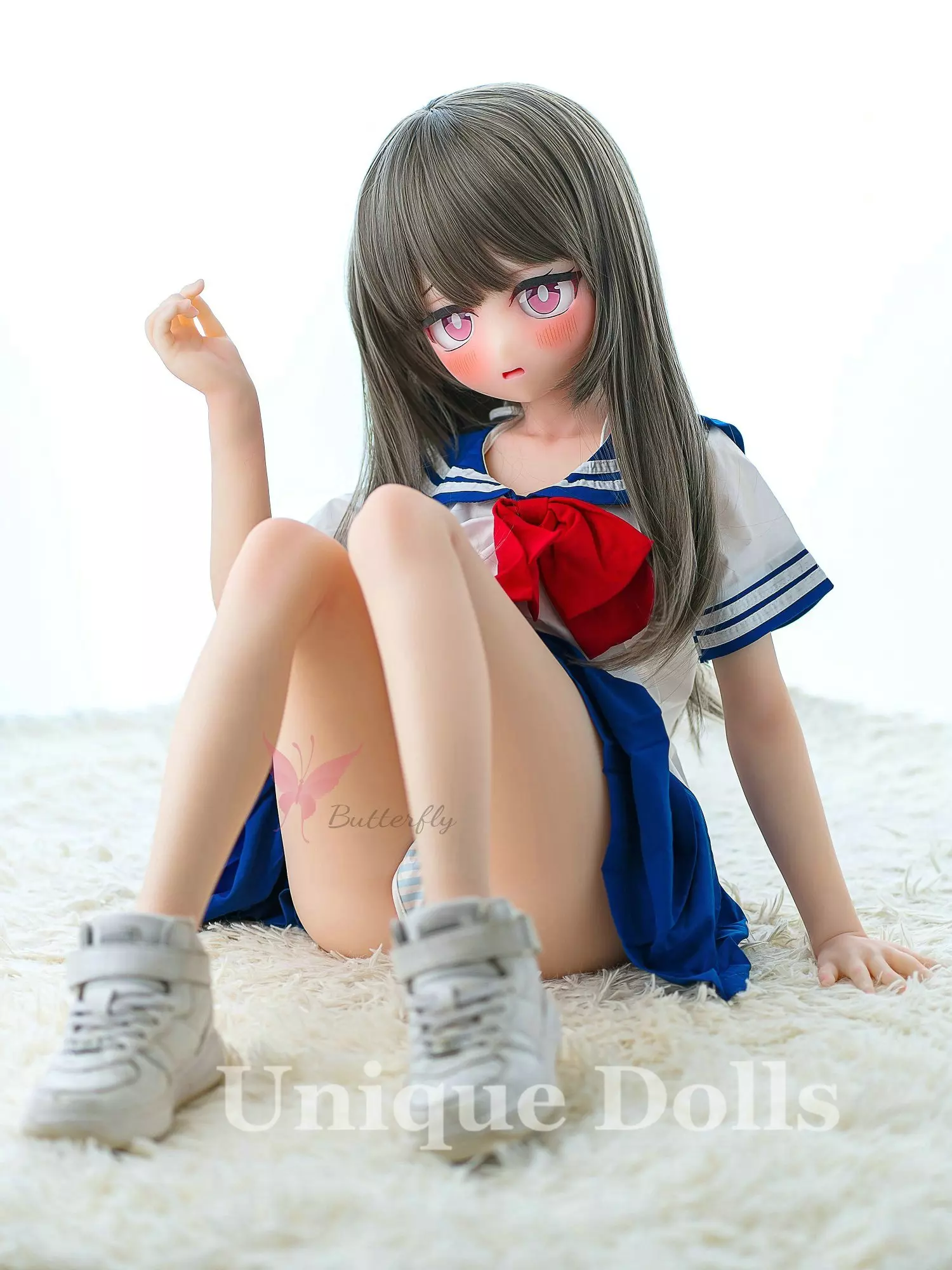 Butterfly Doll 125cm Anime TPE sex doll with head#130 Rabbit