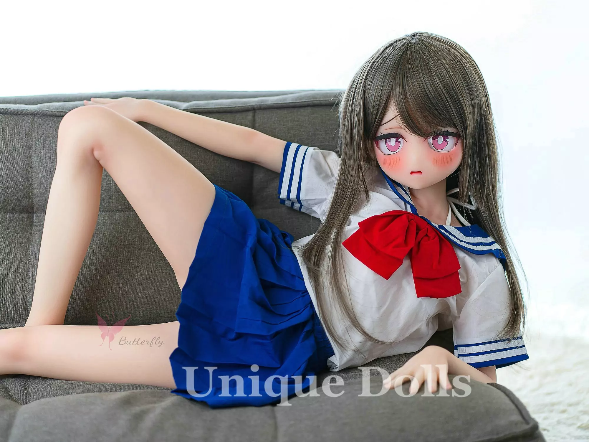 Butterfly Doll 125cm Anime TPE sex doll with head#130 Rabbit