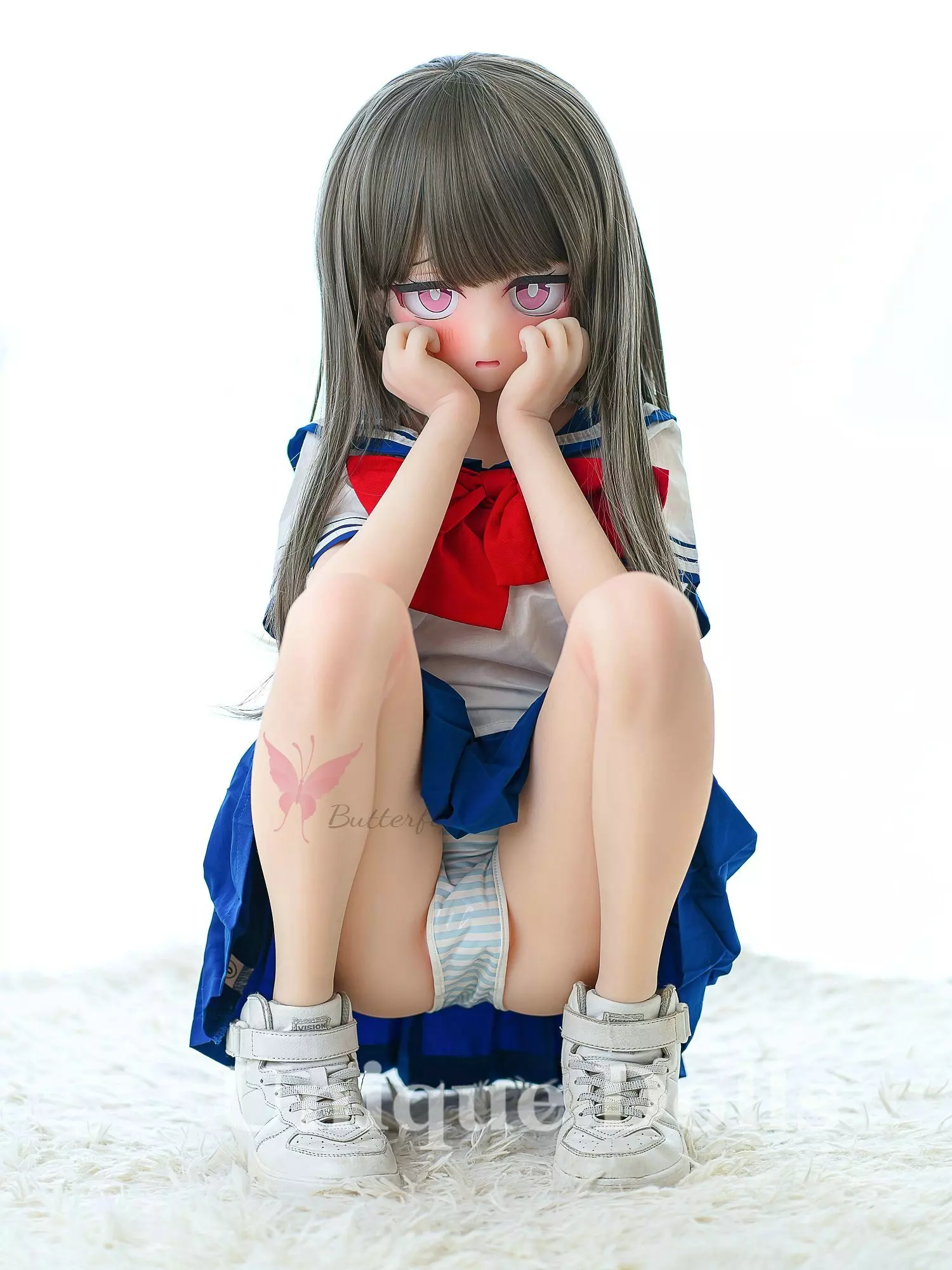 Butterfly Doll 125cm Anime TPE sex doll with head#130 Rabbit