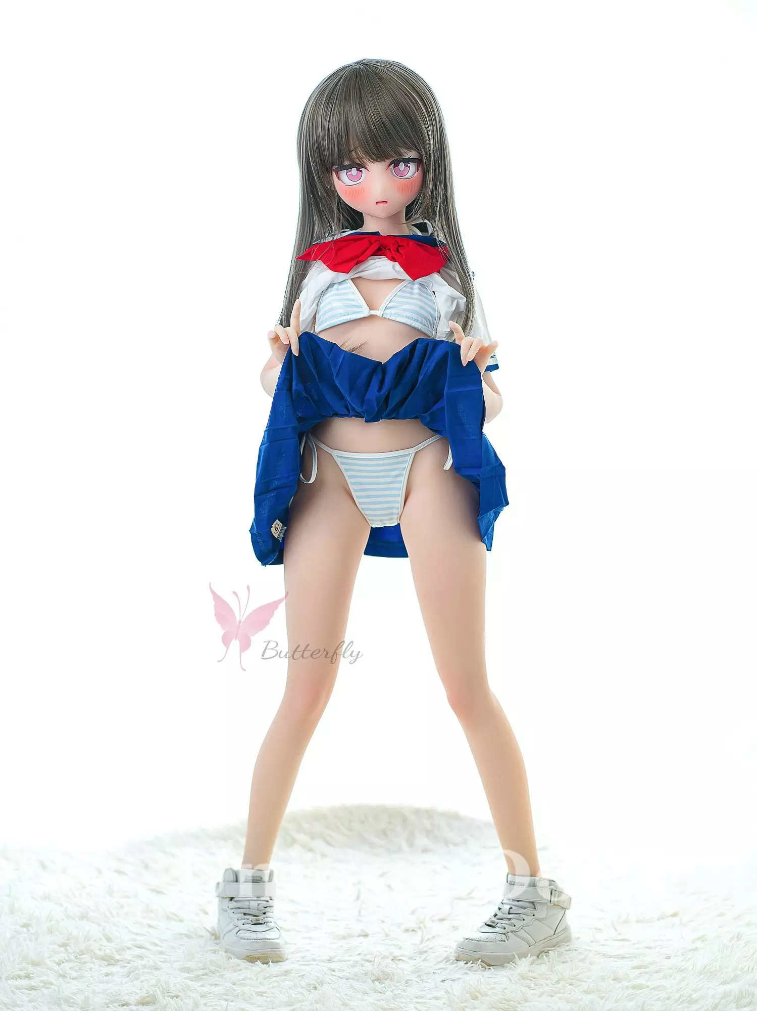 Butterfly Doll 125cm Anime TPE sex doll with head#130 Rabbit