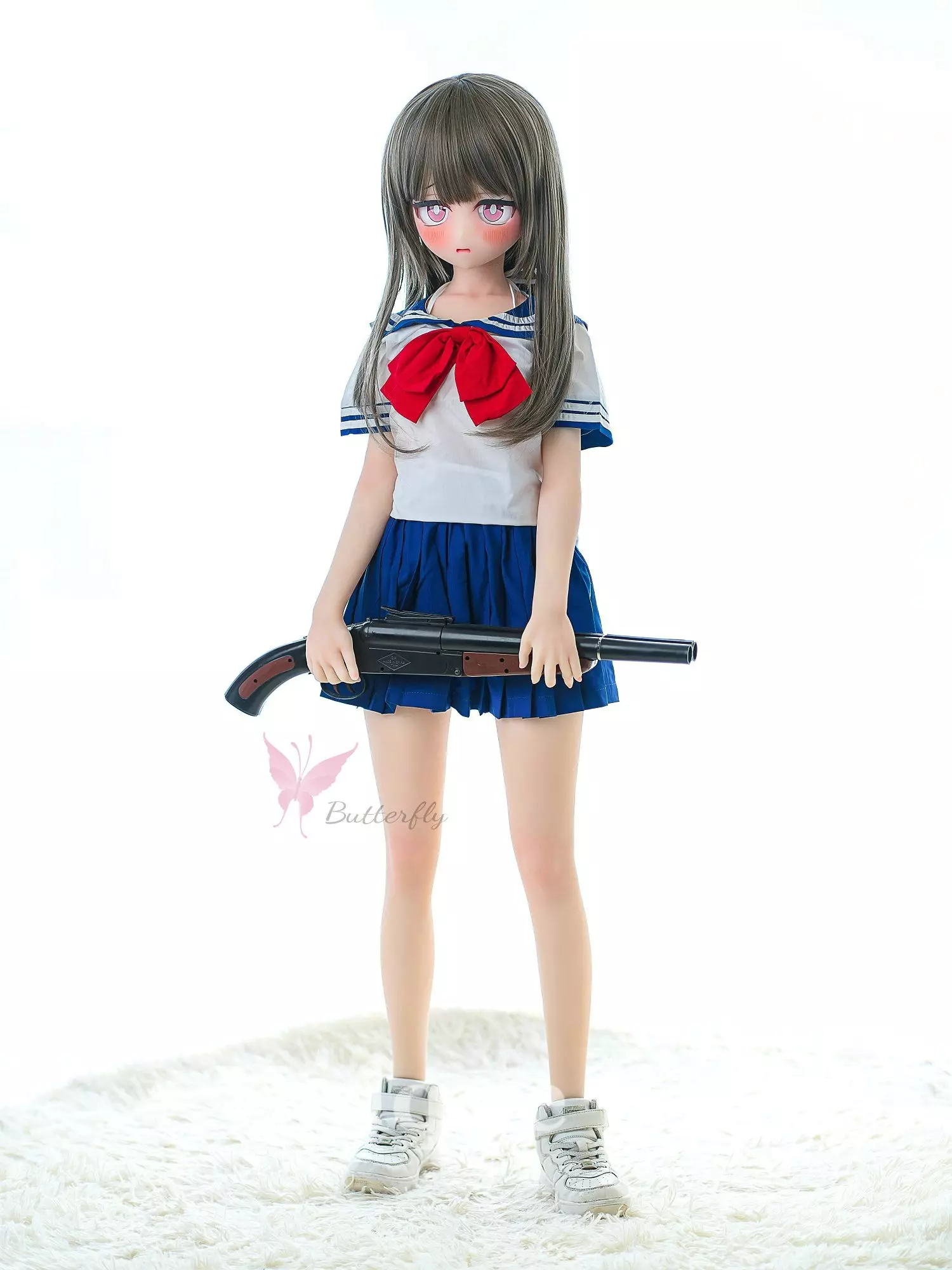 Butterfly Doll 125cm Anime TPE sex doll with head#130 Rabbit