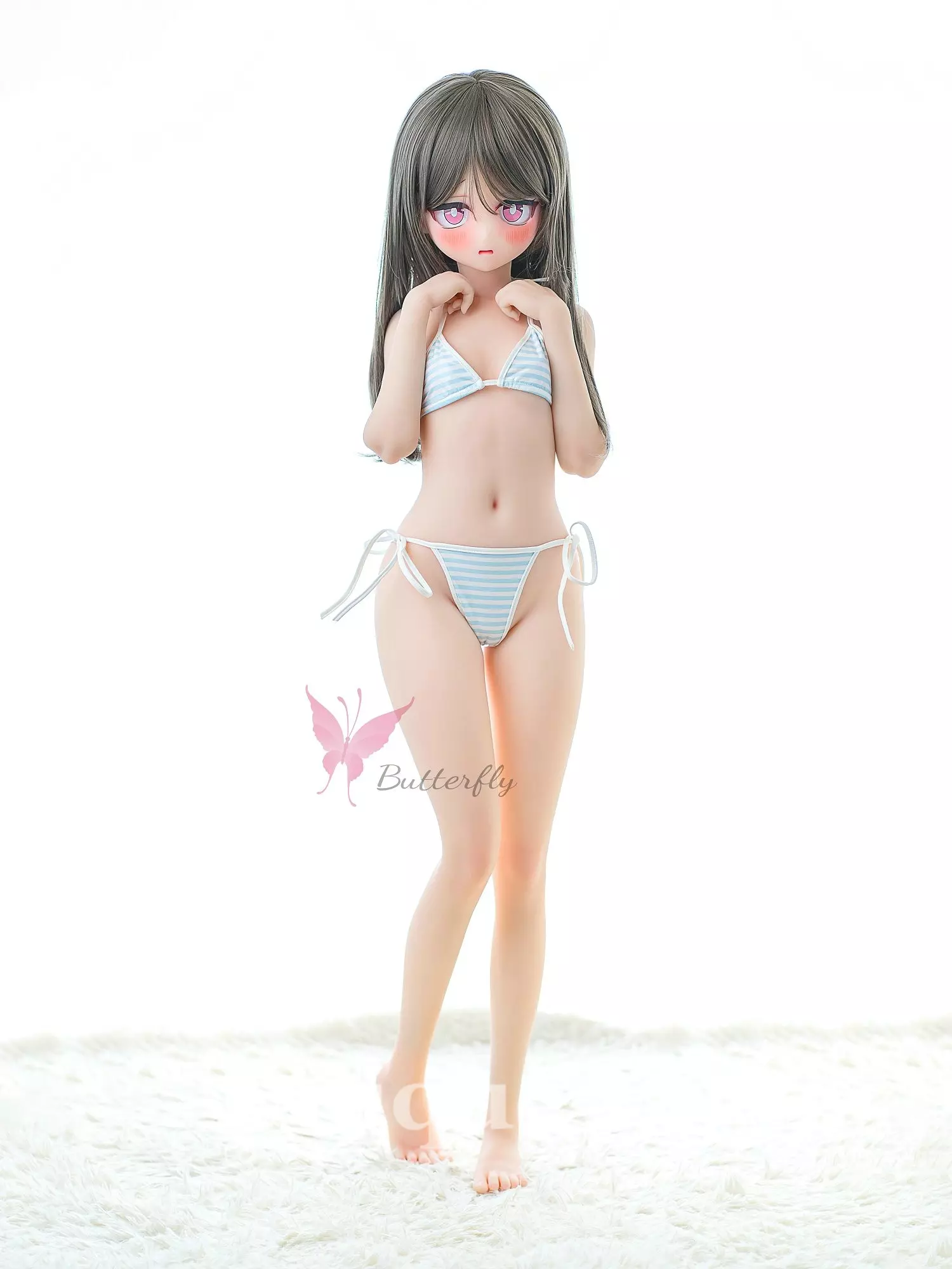 Butterfly Doll 125cm Anime TPE sex doll with head#130 Rabbit