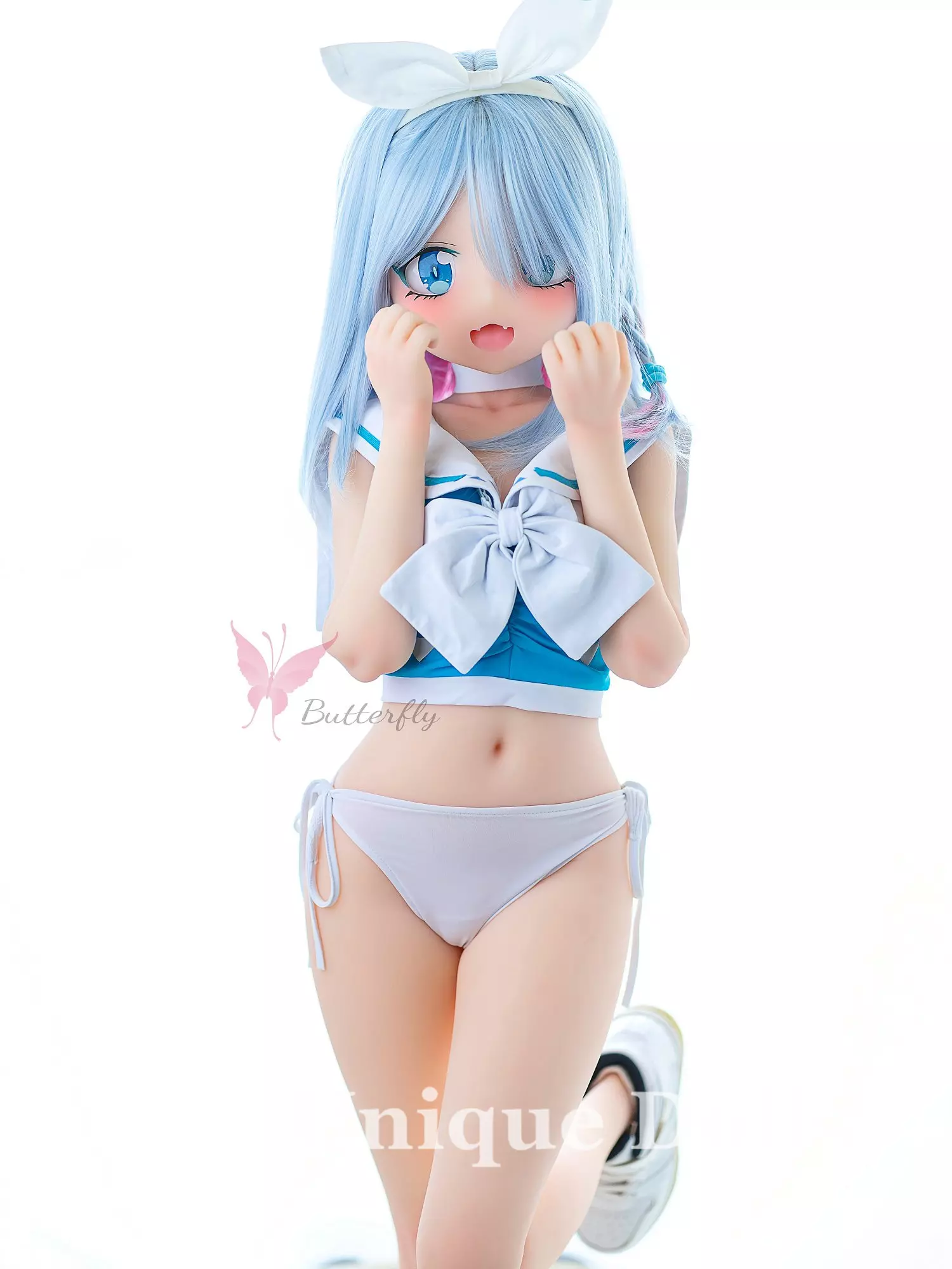 125cm Lovely Anime TPE sex doll BH - 127 Carrie blue angel