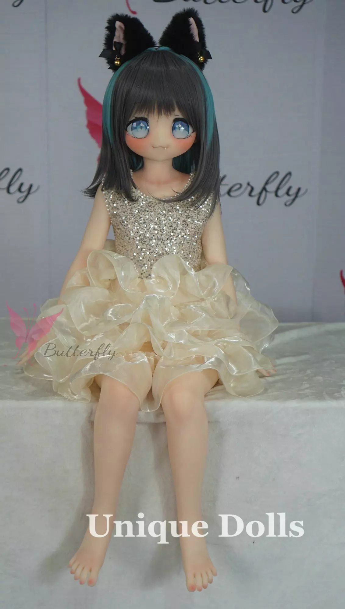 115cm Lovely Anime TPE sex doll with flat chests
