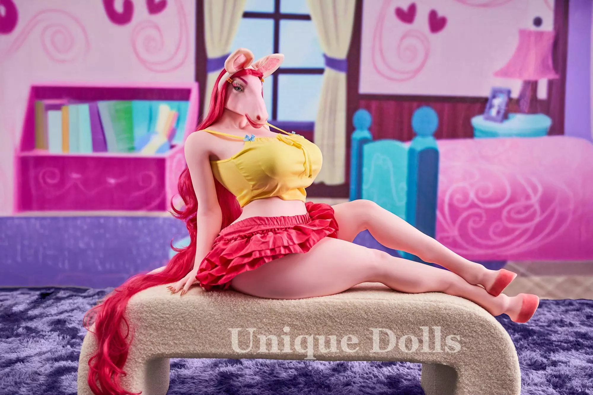 CLM Doll FD141cm Furry Horse Sex Doll Horse Doll Monie