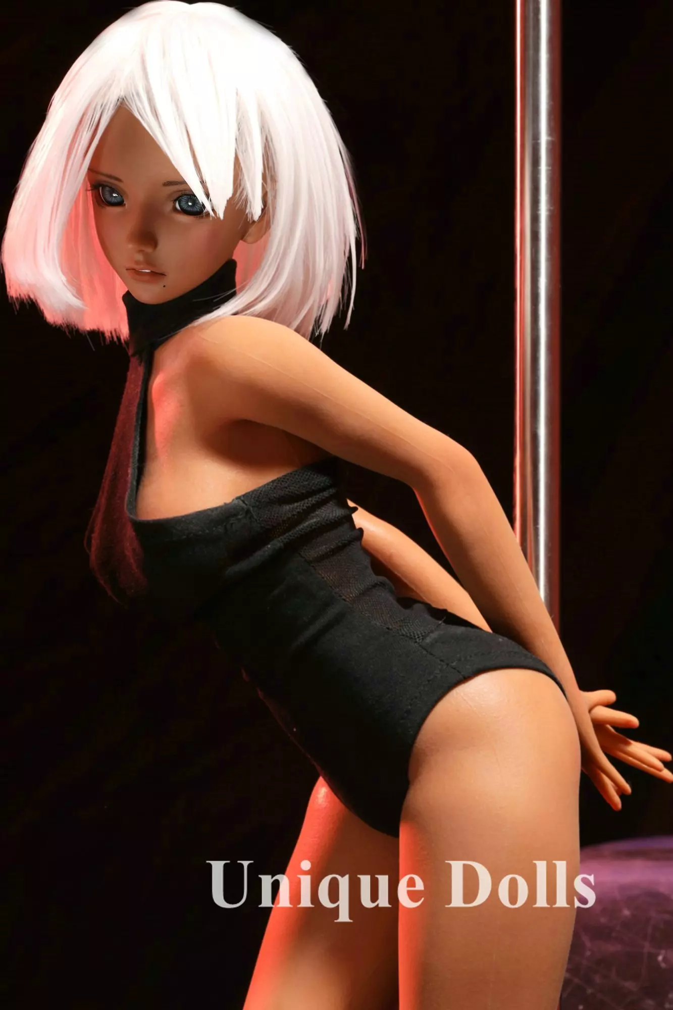 CLM Doll 60cm Tiny sex doll J60 Shirley Pole dancer(vinyl head)