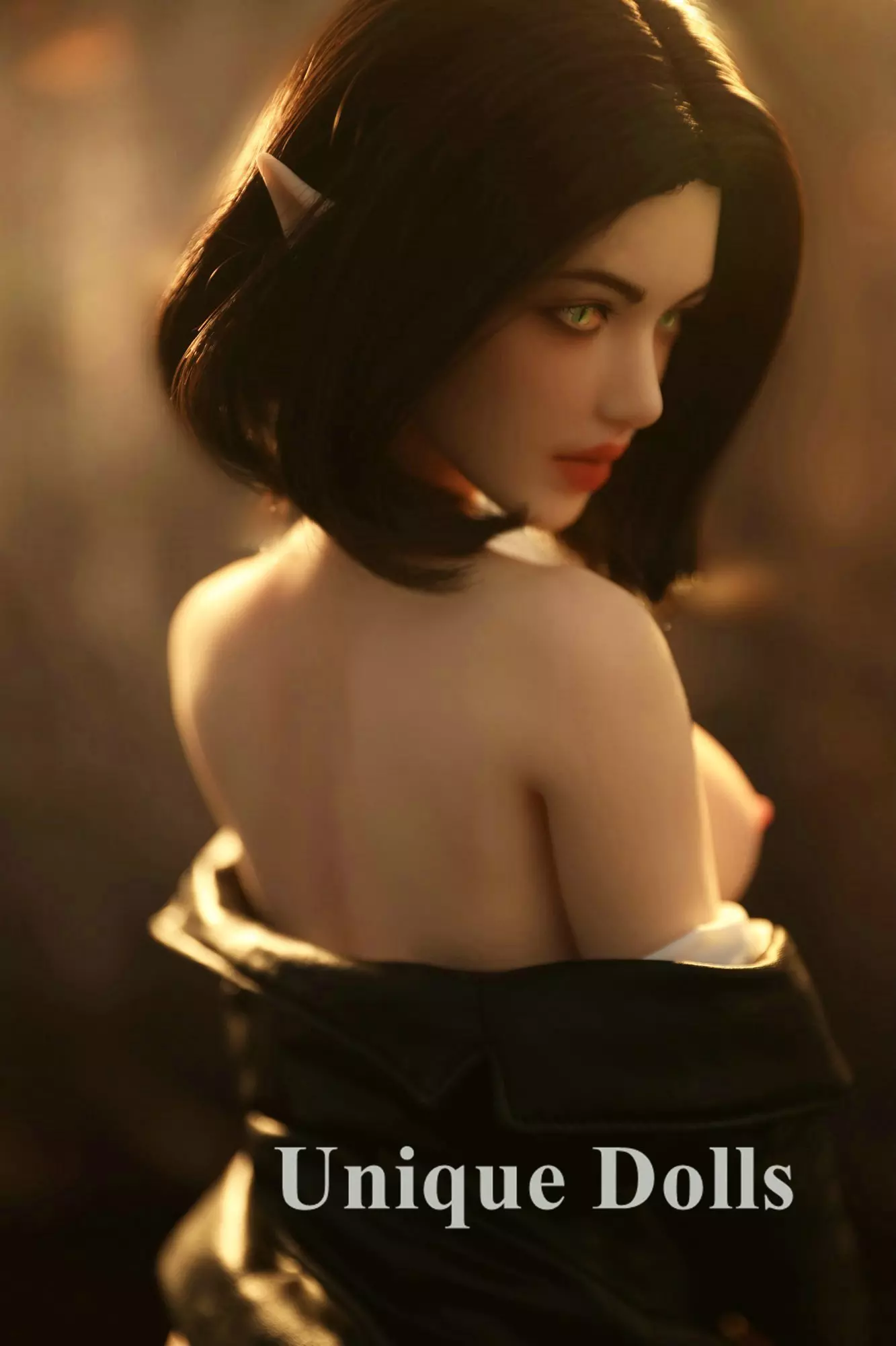 CLM Doll silicone Mini Sex Doll Si60cm M Sharpshooter Arwen