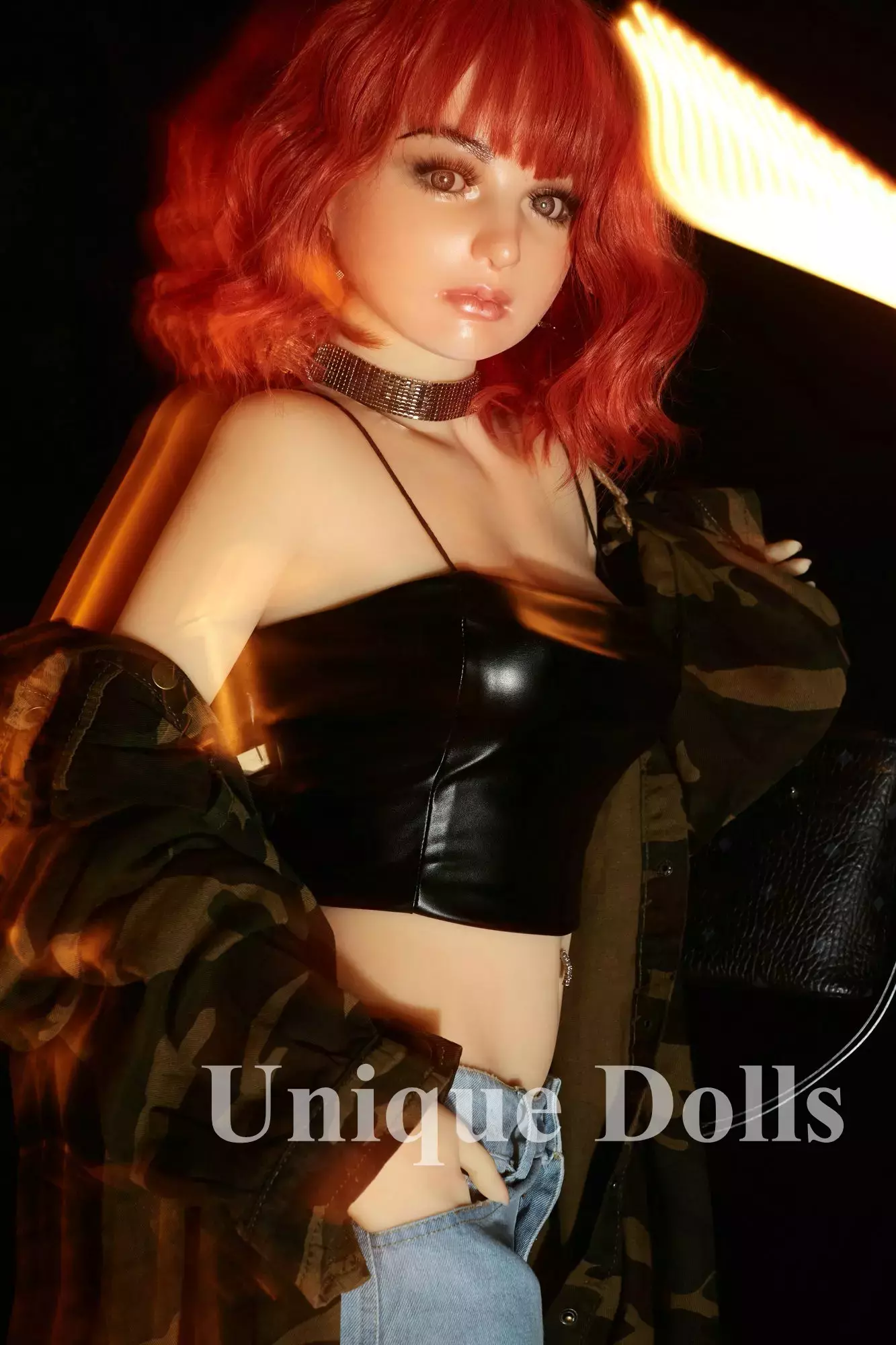CLM_Nina TPE sex doll with silicone head