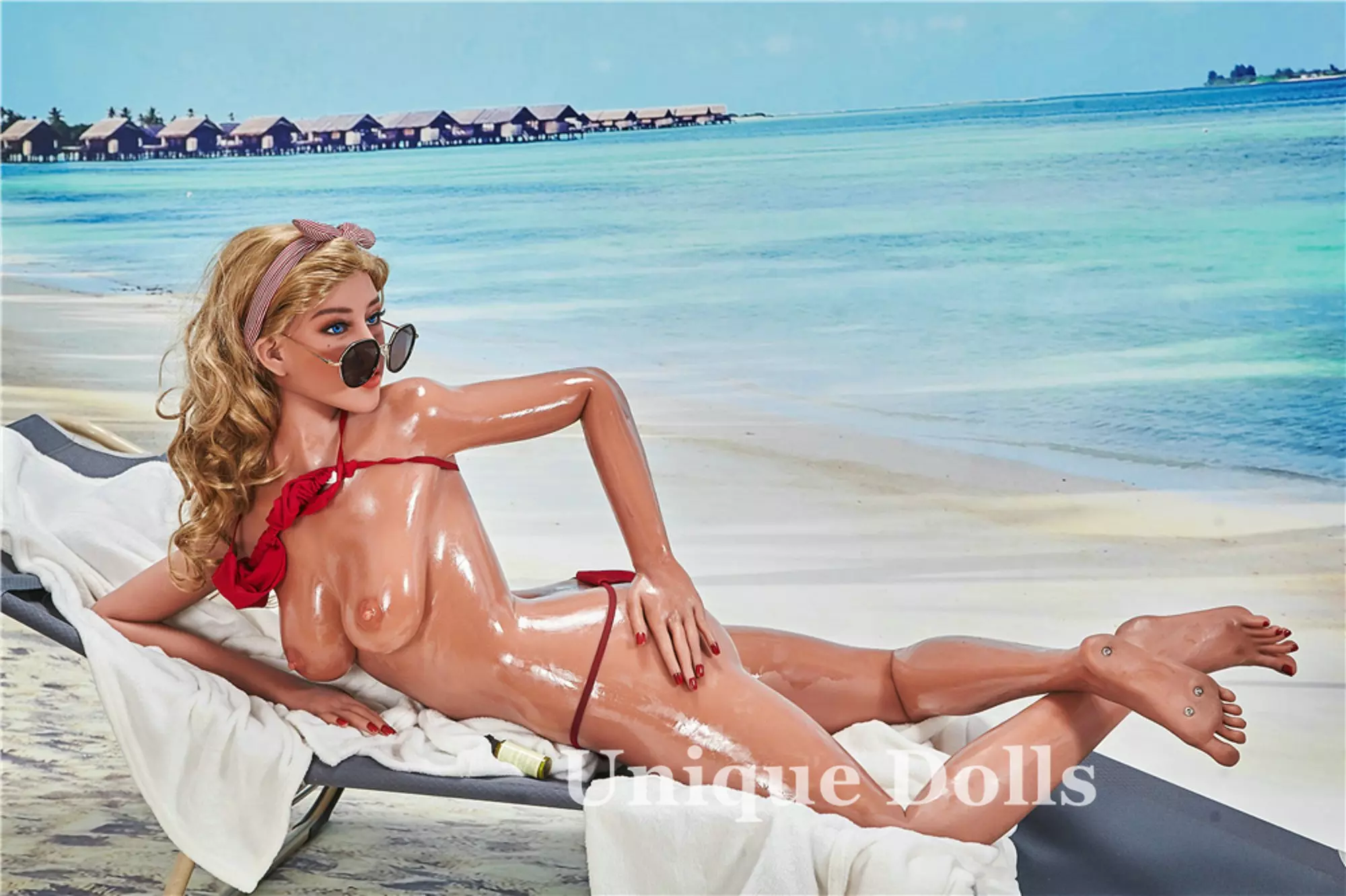 IRONTECH DOLL 163cm Sun beach girl Cecelia TPE sex doll