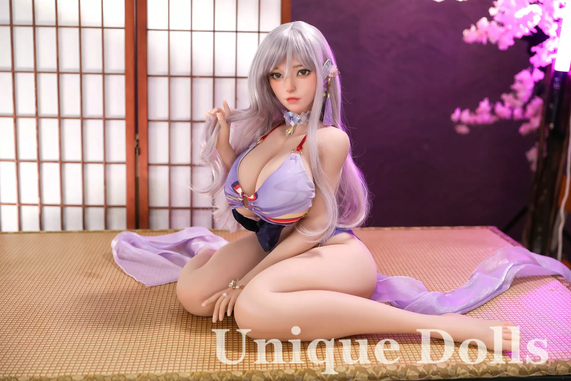 JY DOLL 125cm G cup big ass anime doll with Celine silicone head