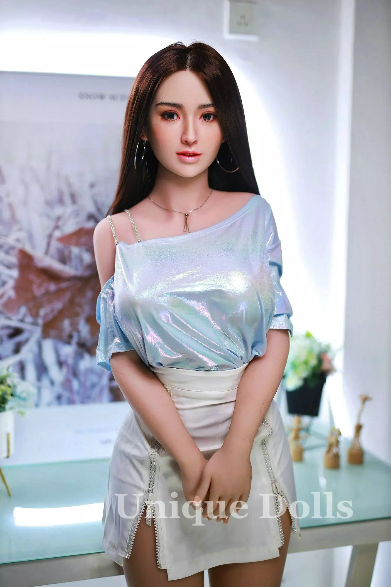 JY DOLL 161cm Lanxin sex doll with realistic silicone head