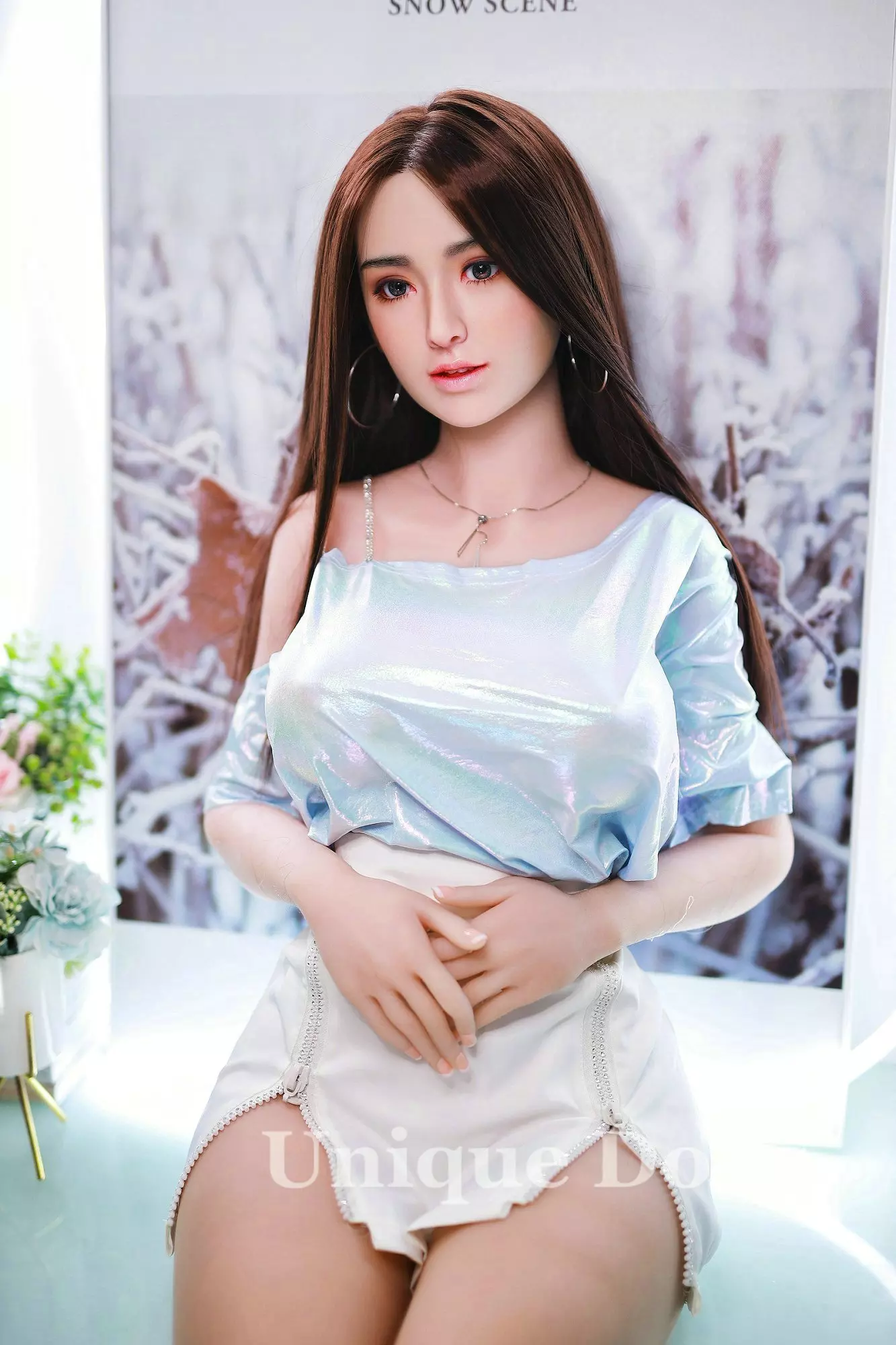 JY DOLL 161cm Lanxin sex doll with realistic silicone head