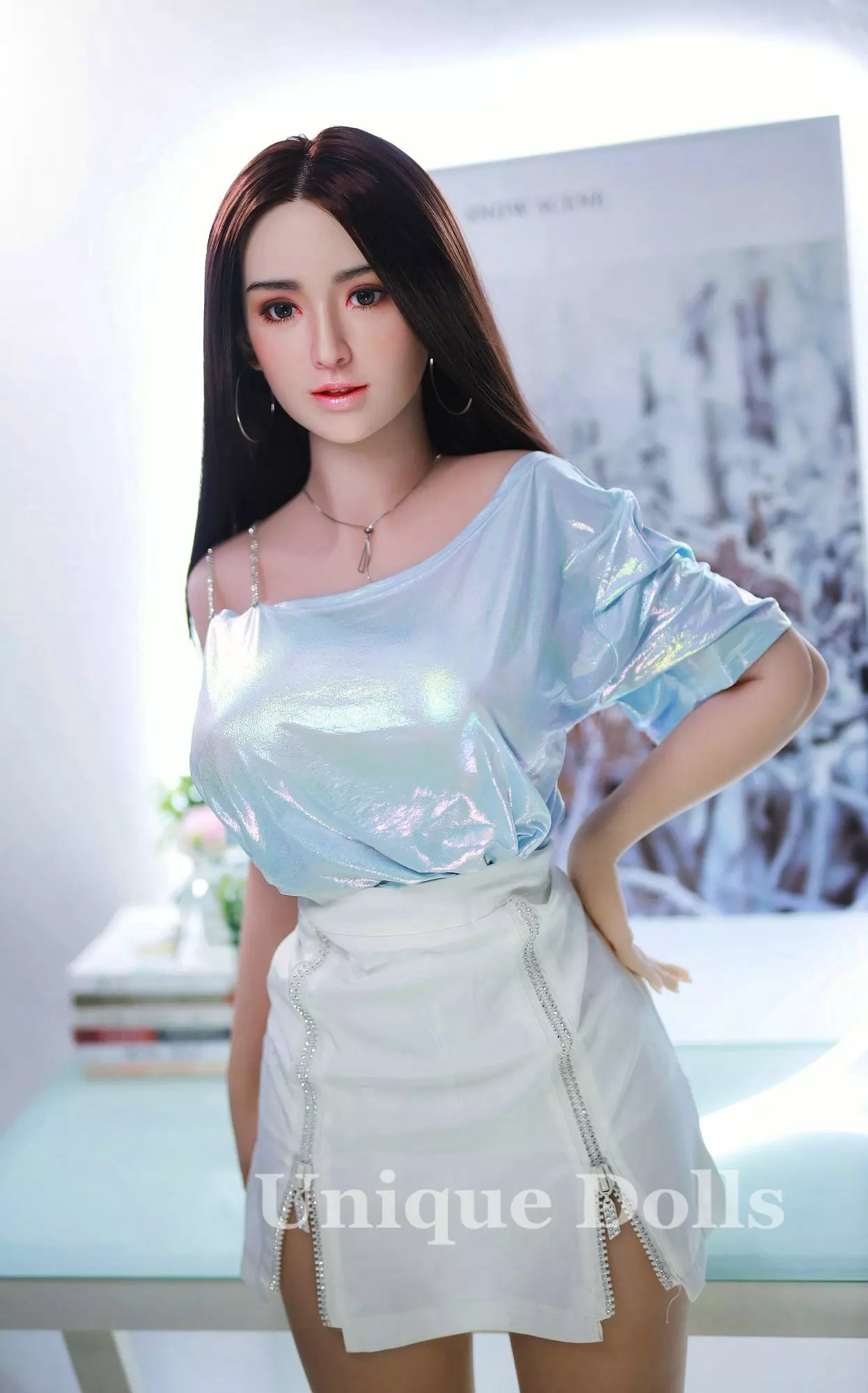 JY DOLL 161cm Lanxin sex doll with realistic silicone head