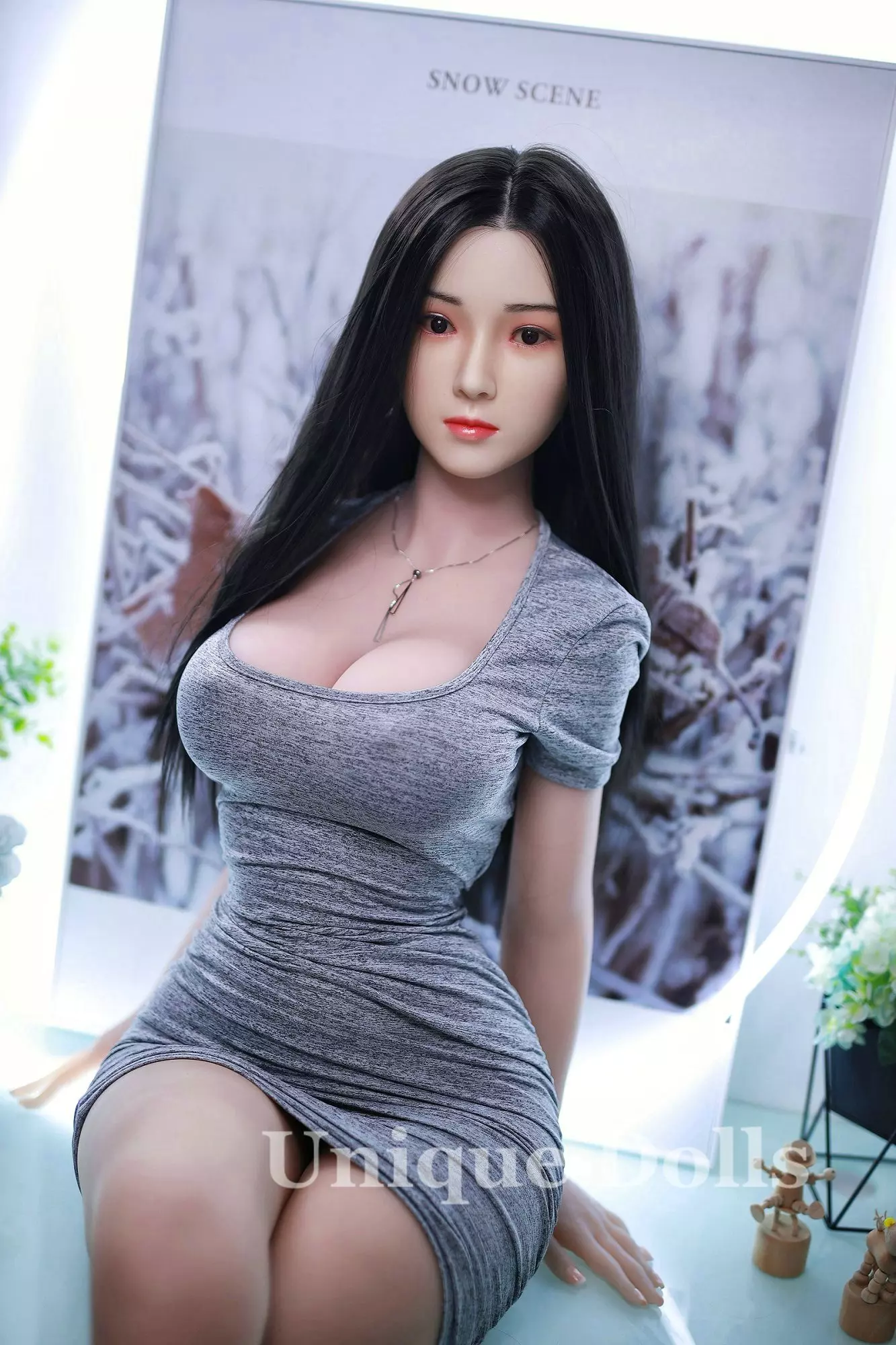 JY DOLL 161cm E cup Sandra love Doll with silicone head