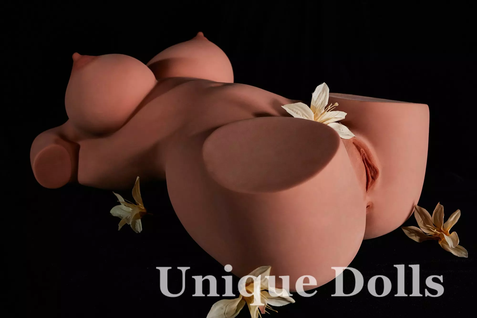 CLM Doll 160# STPE Torso Huge Gel Breast (Black)