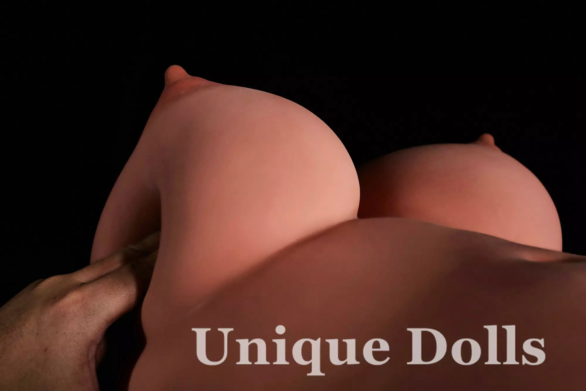 CLM Doll 160# STPE Torso Huge Gel Breast (Black)
