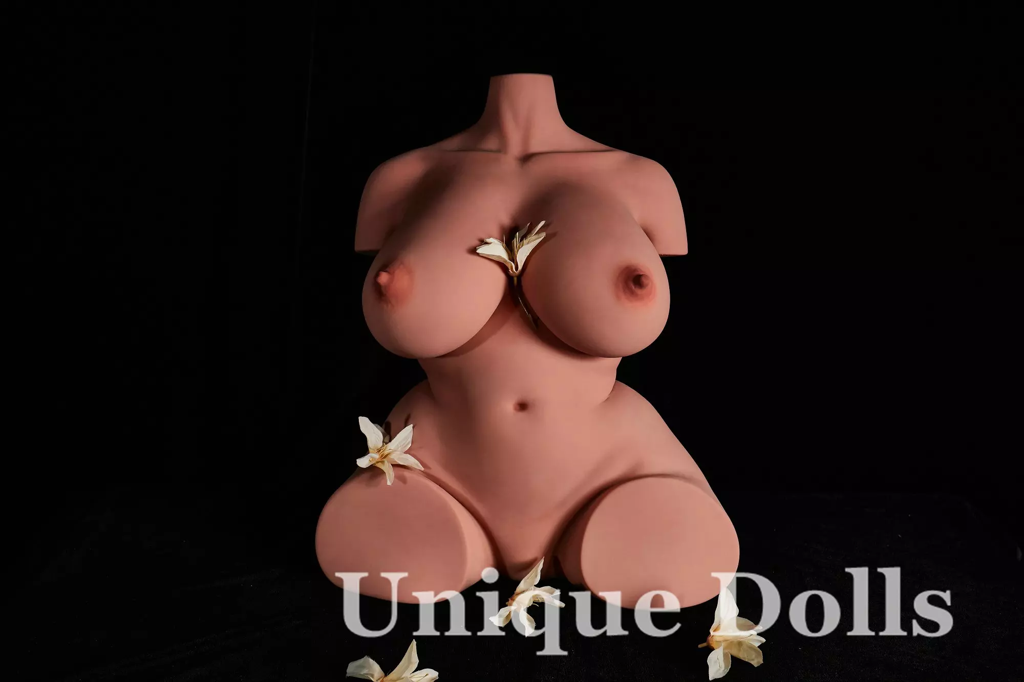 CLM Doll 160# STPE Torso Huge Gel Breast (Black)