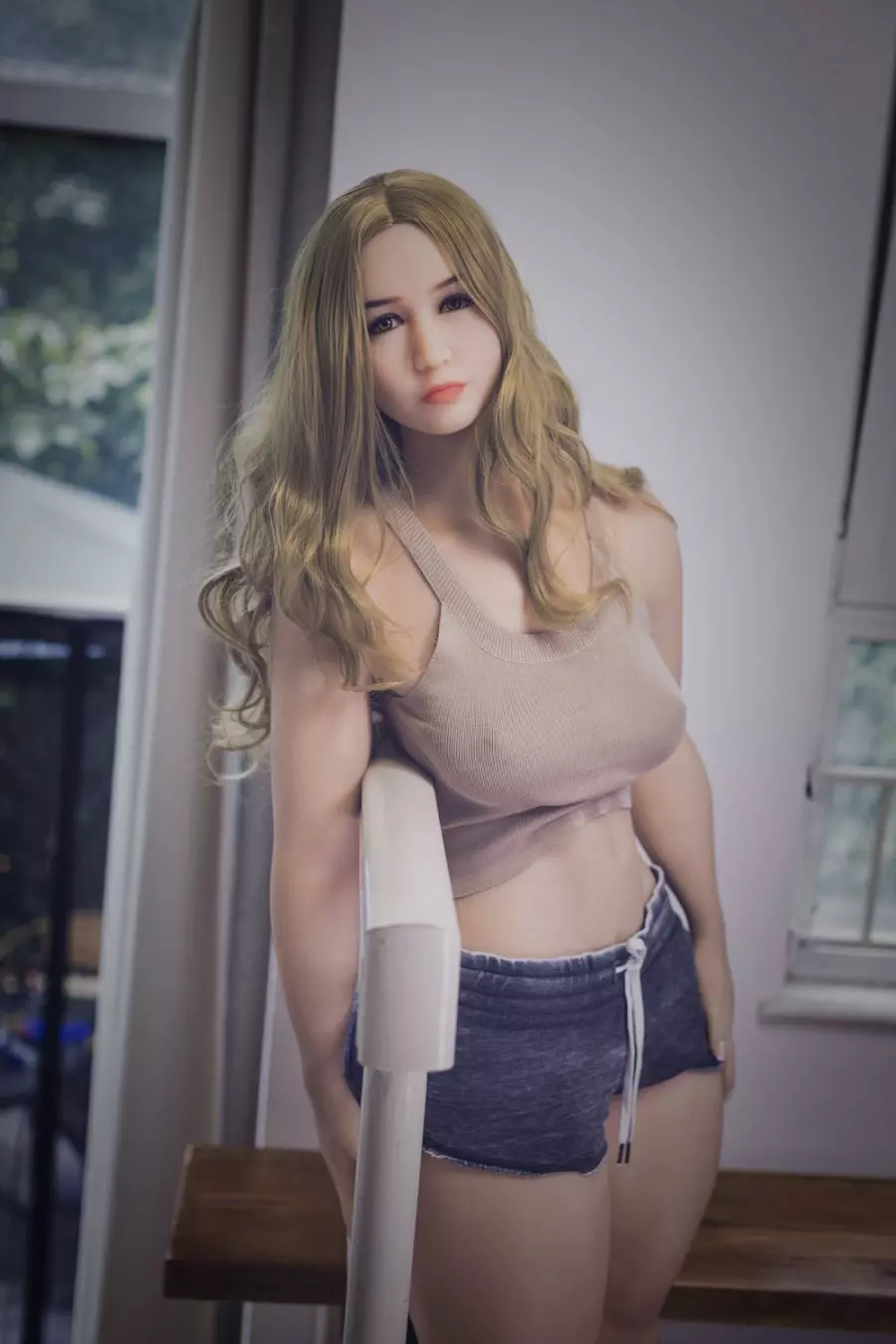 WM Doll 156cm small breasts sex doll Amber