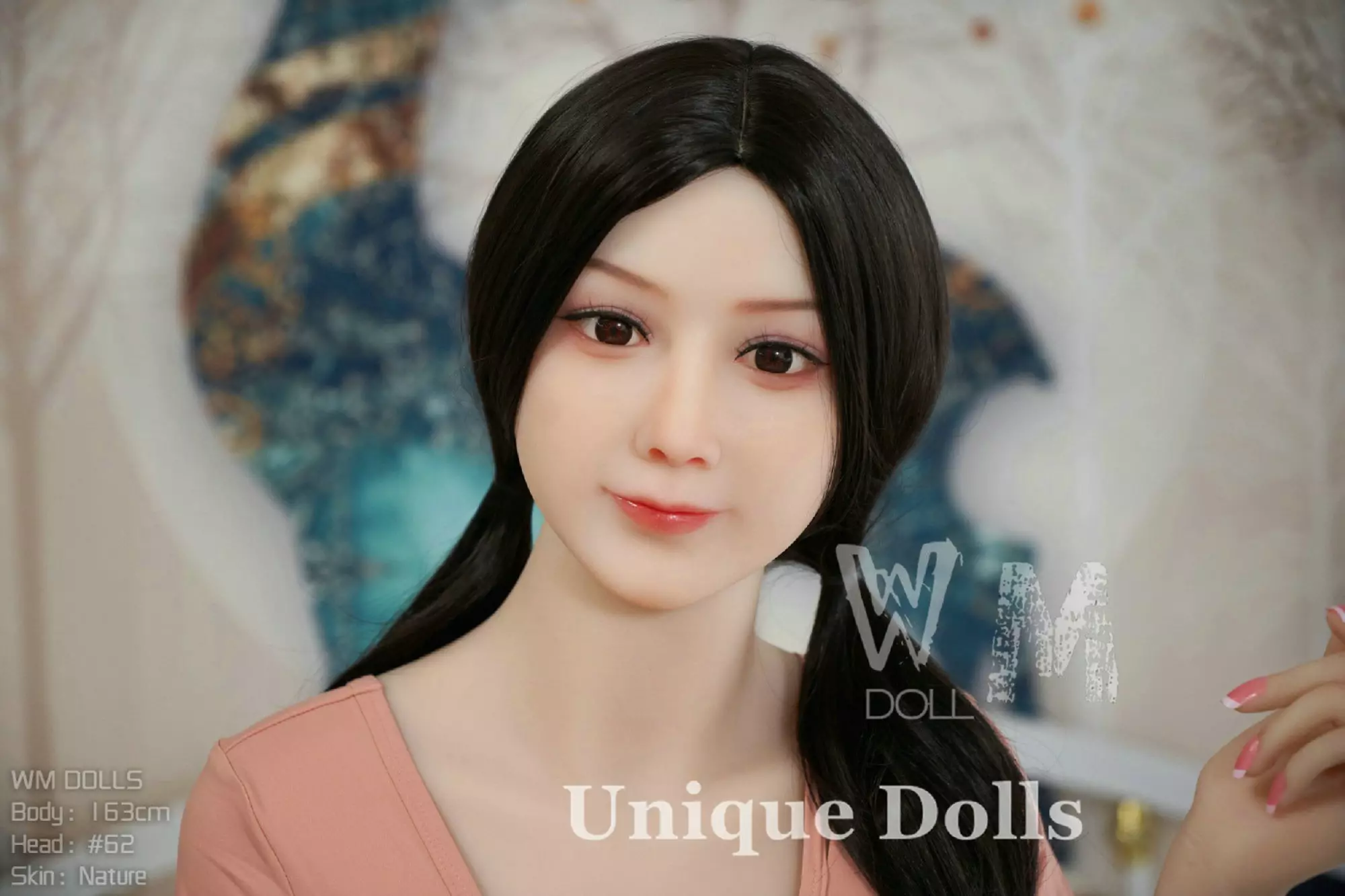 WM Doll 163cm D cup real sex doll with #62 head