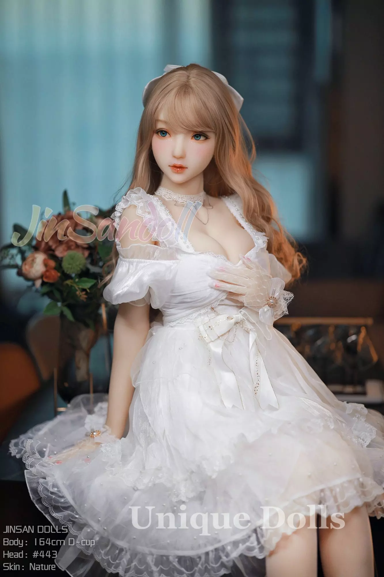 WM Doll 164cm D cup TPE sex doll Vivian with #443