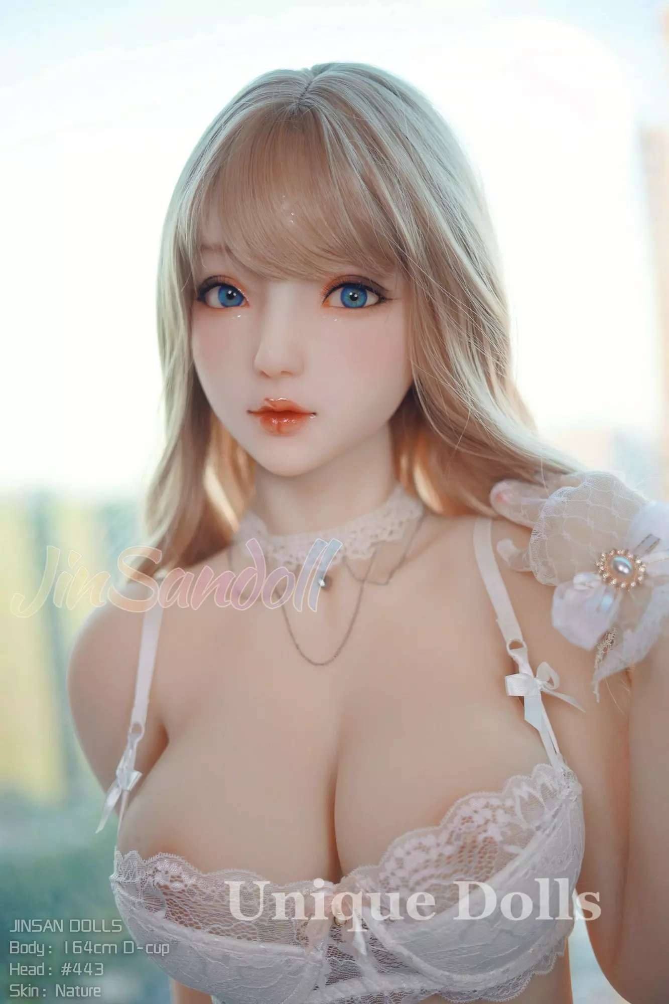 WM Doll 164cm D cup TPE sex doll Vivian with #443