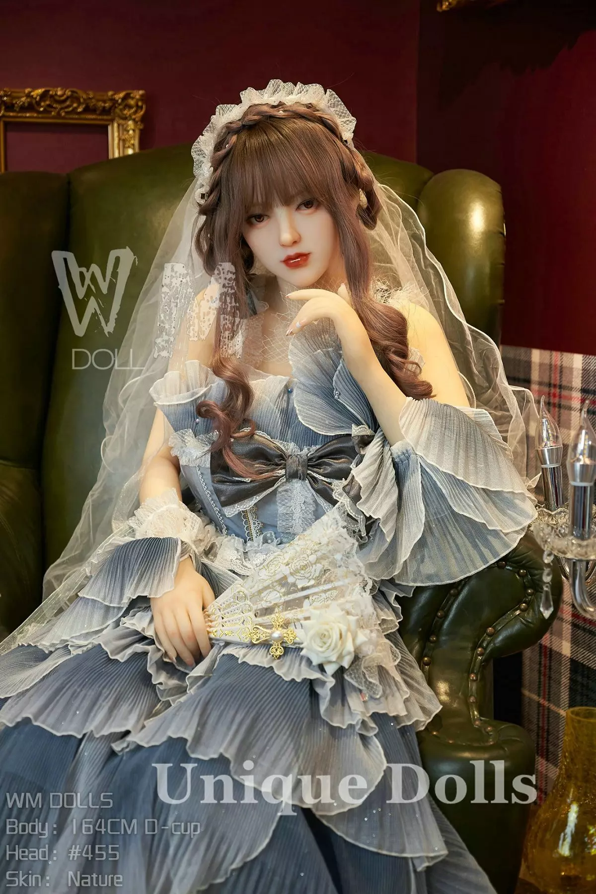 WM Doll 164cm D cup TPE sex doll Emma with #455