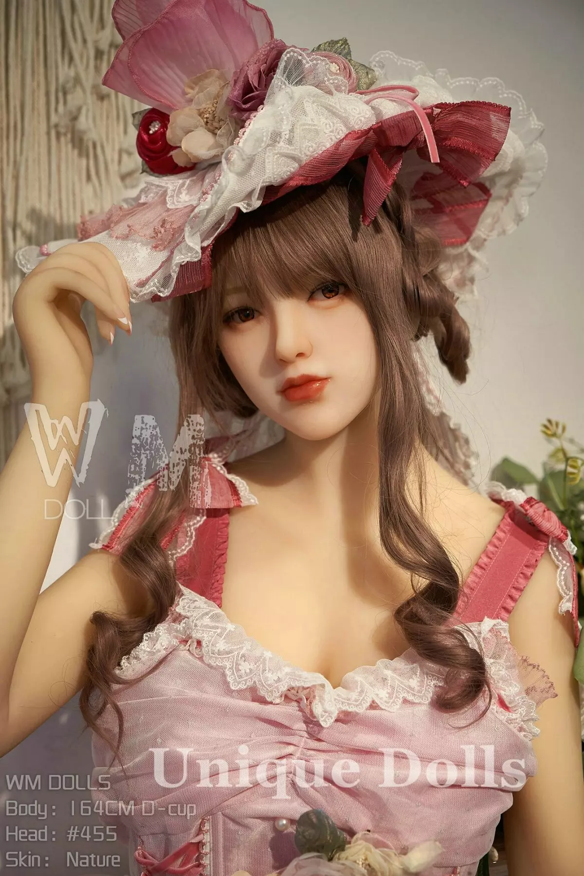 WM Doll 164cm D cup TPE sex doll Emma with #455