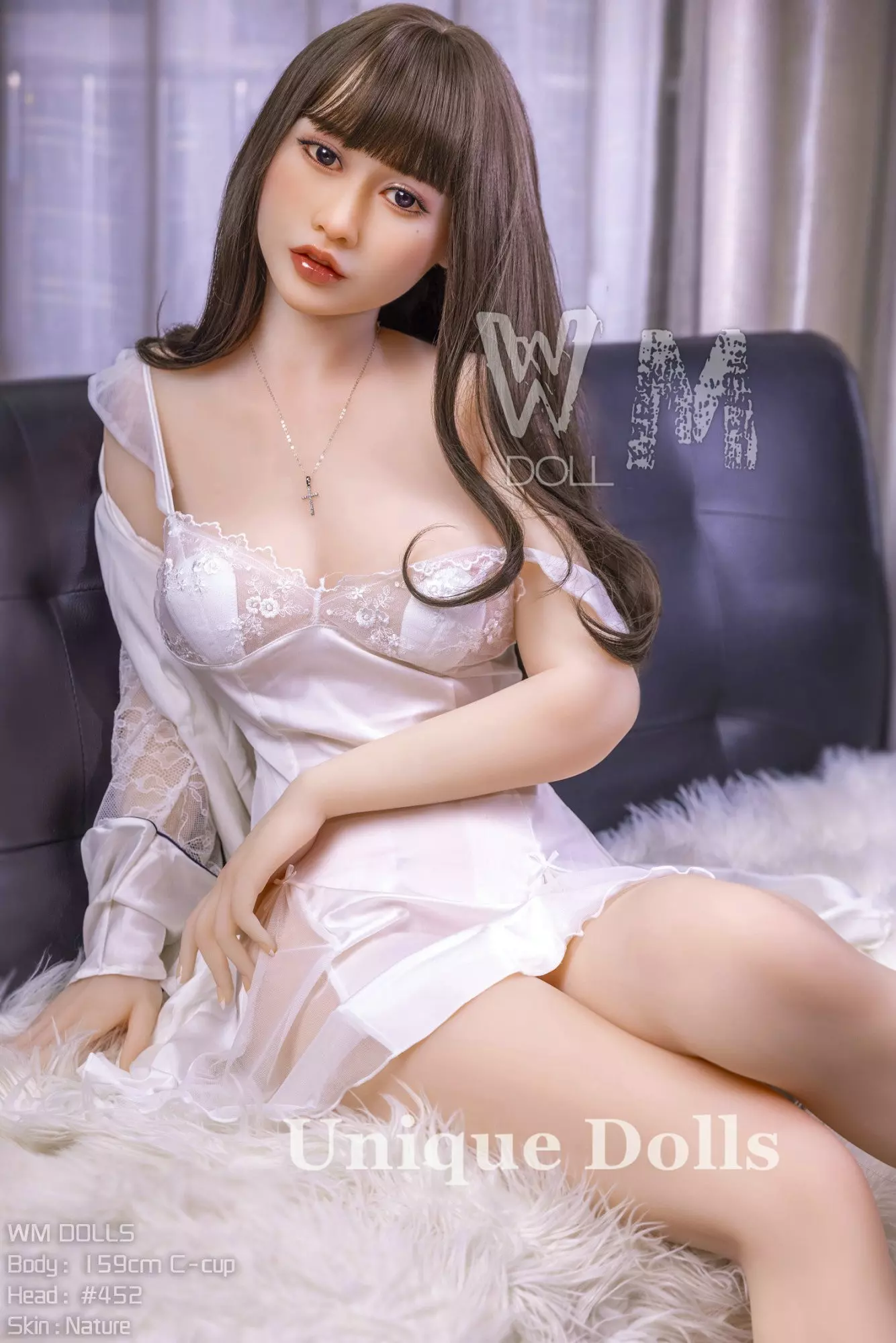 WM Doll 159cm C cup real sex doll with #452 head