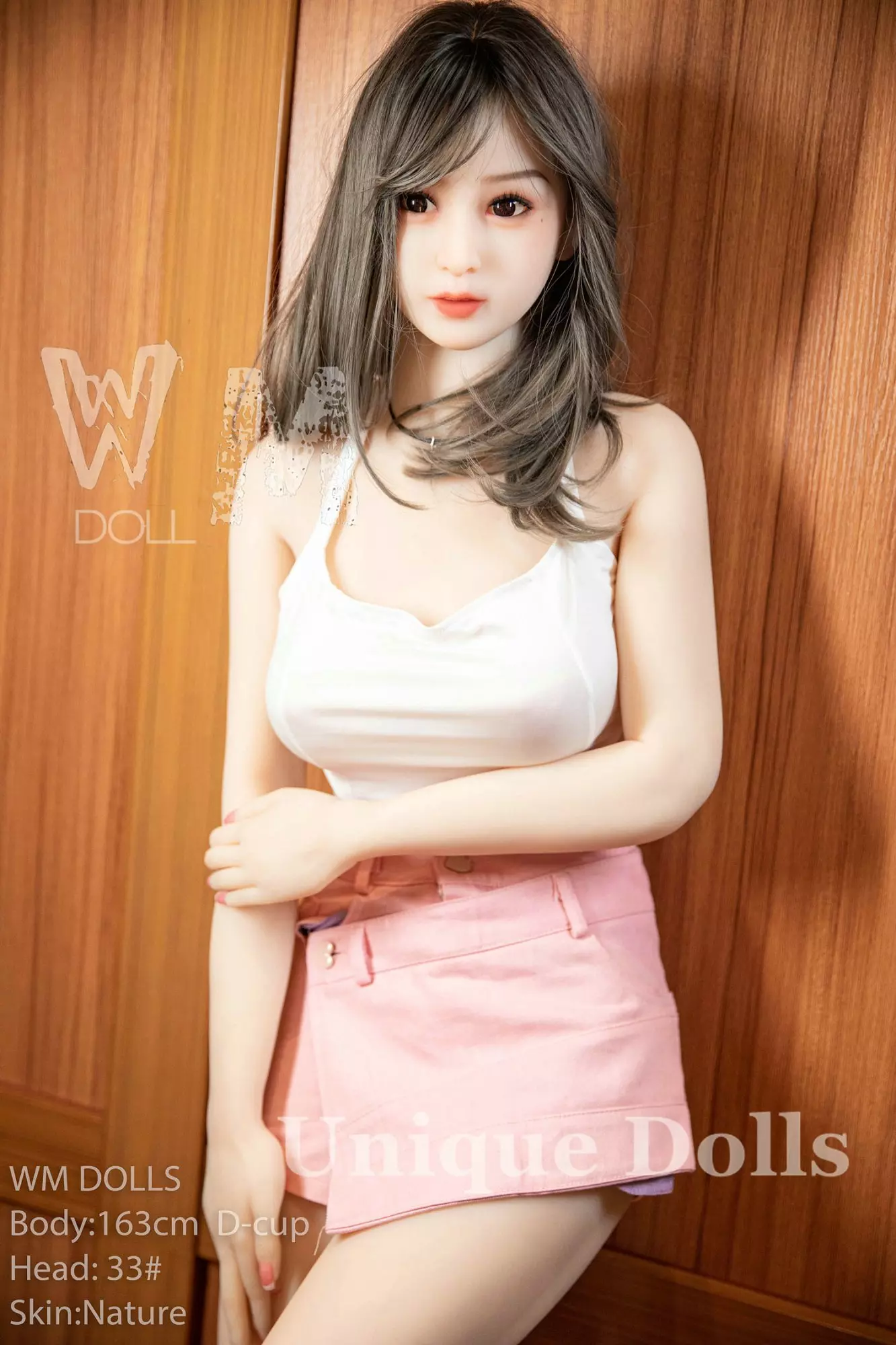 WM Doll 163cm D cup with #33 head TPE sex doll