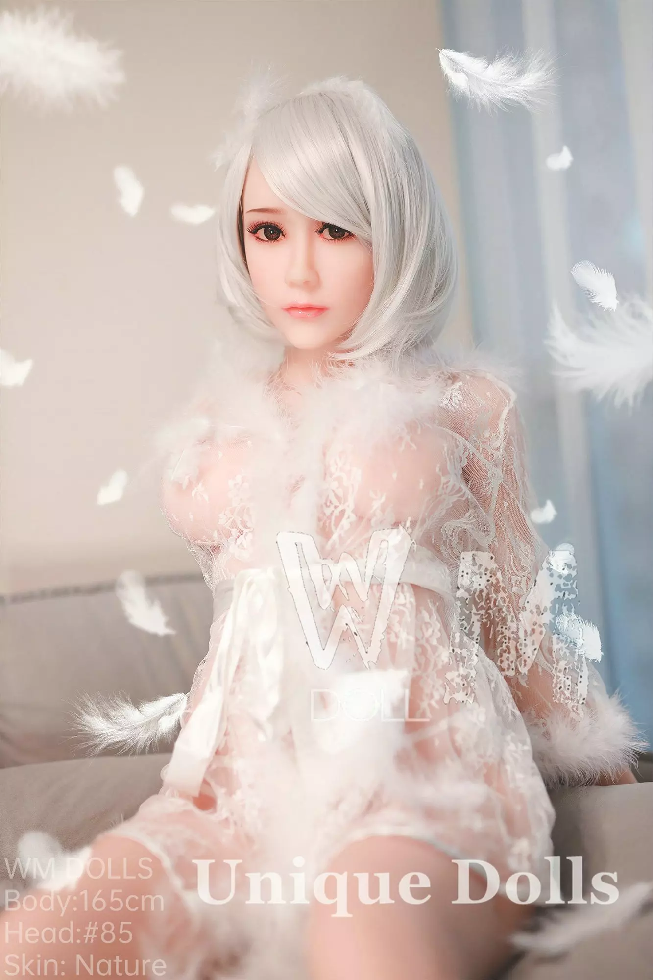 WM Doll 165cm D cup TPE sex doll with #85 head