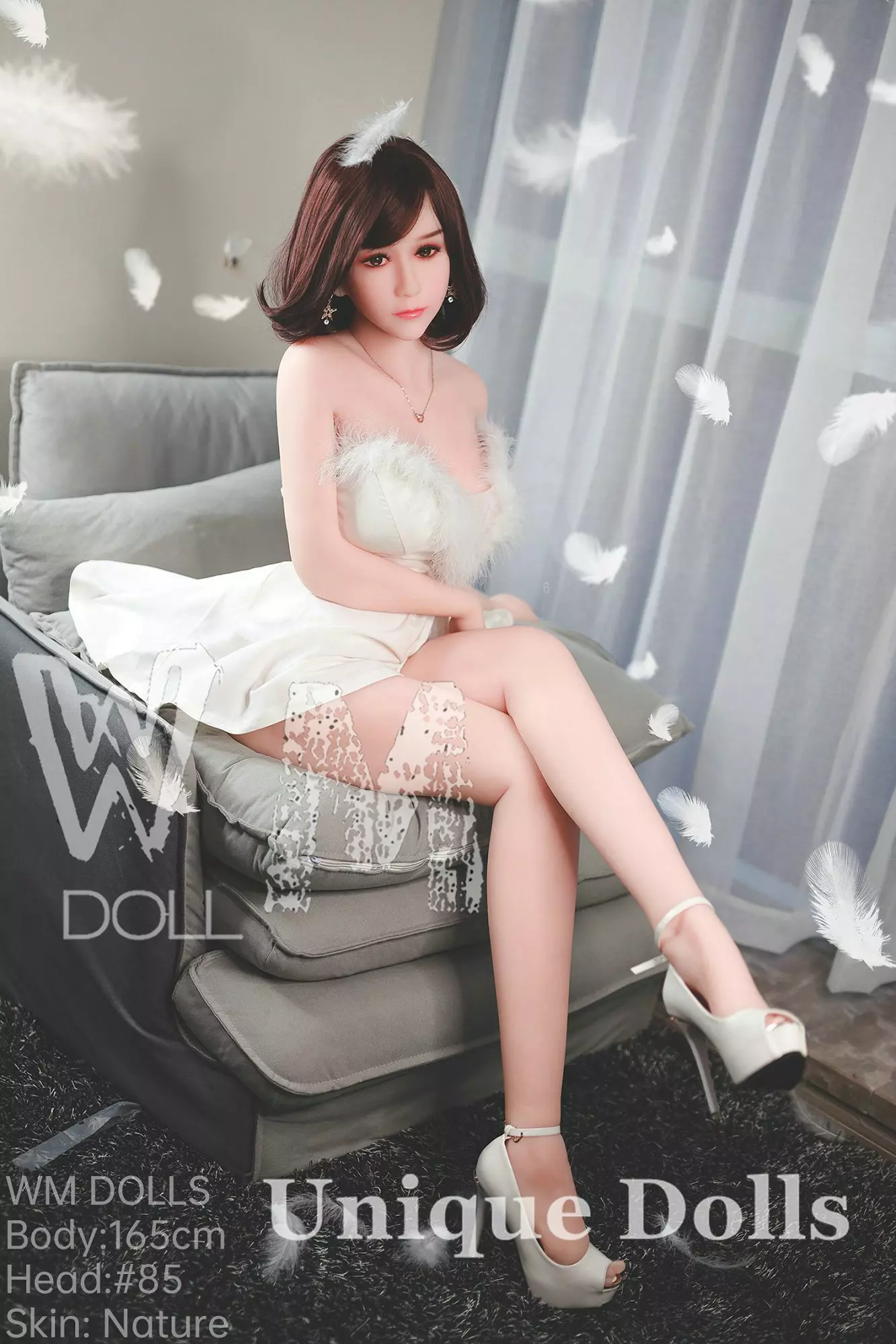 WM Doll 165cm D cup TPE sex doll with #85 head