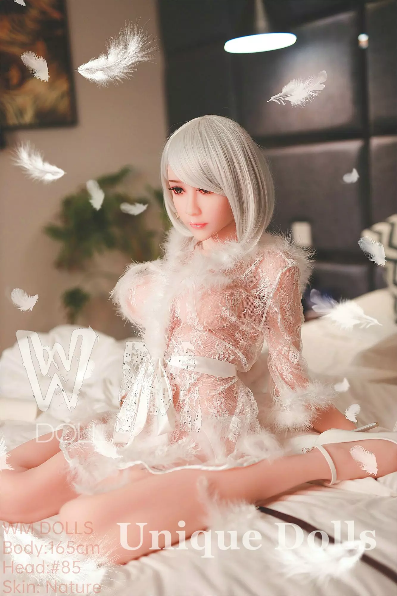 WM Doll 165cm D cup TPE sex doll with #85 head