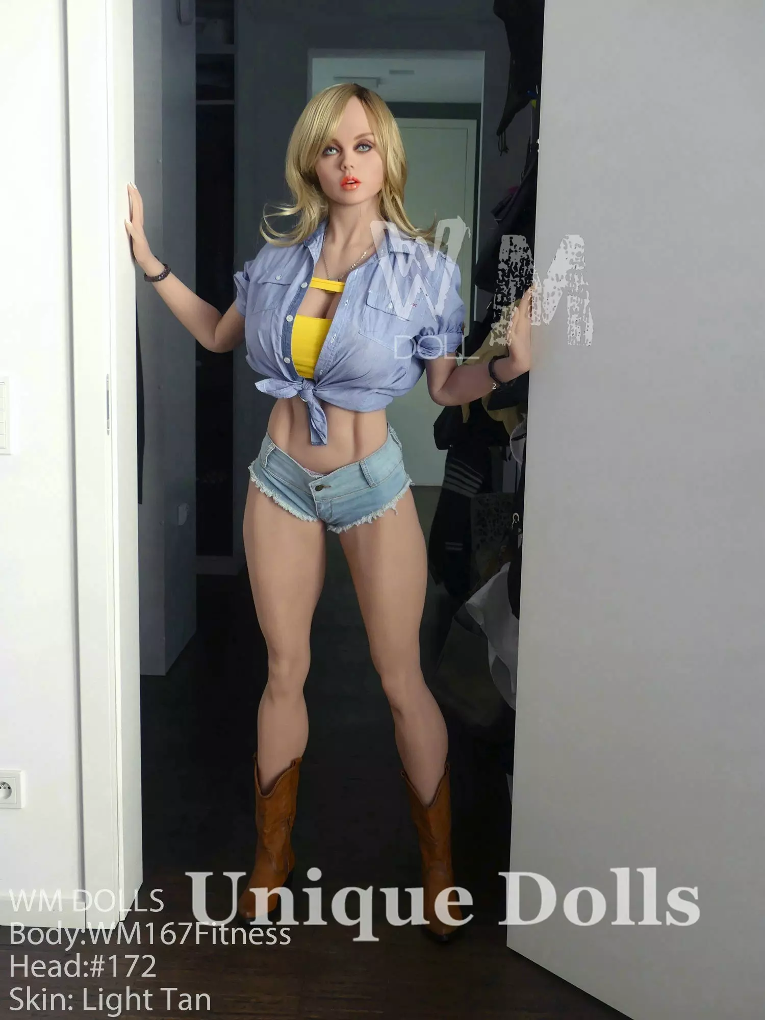 WM Doll 167cm Fitness real sexy doll Viola