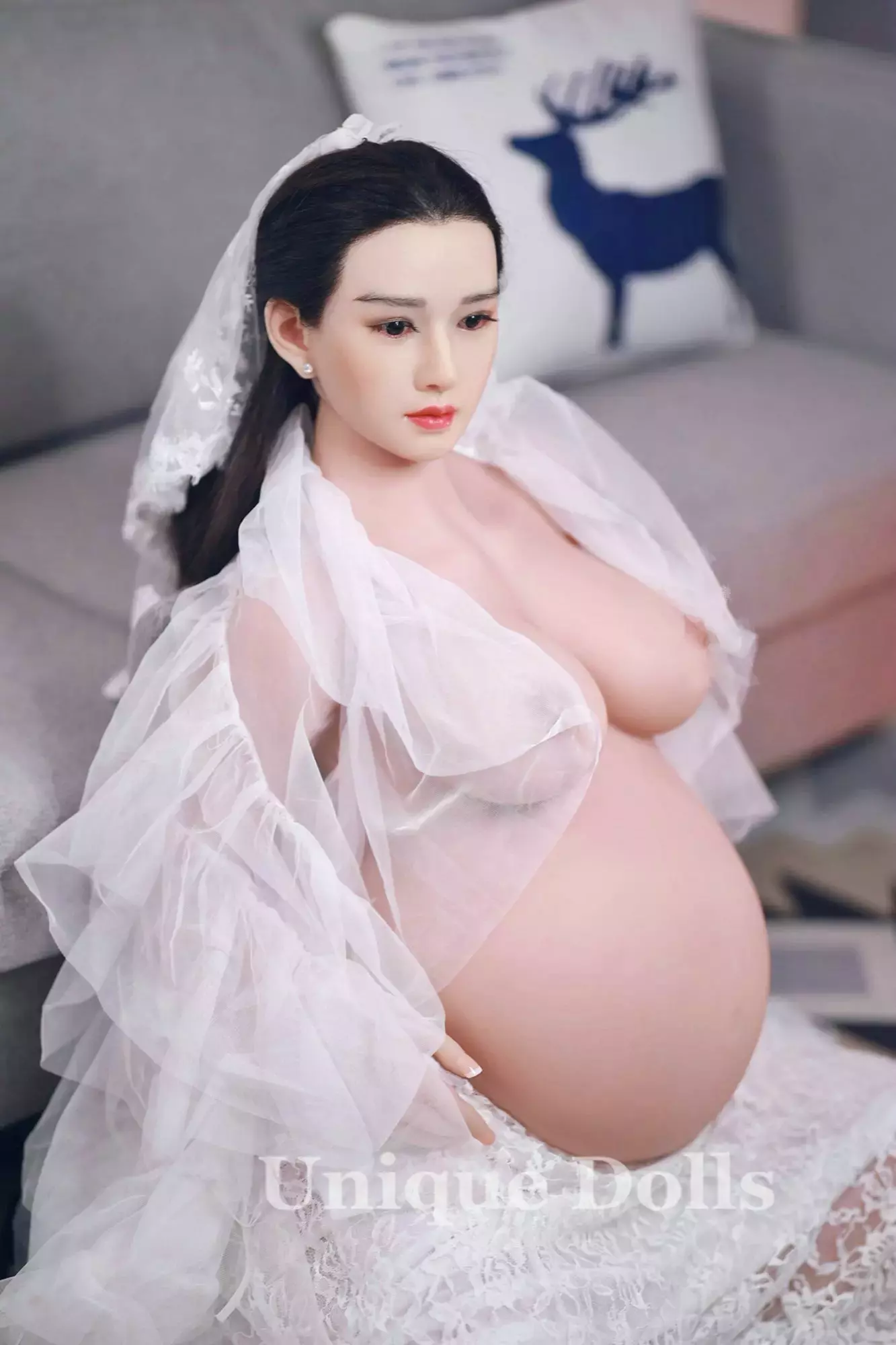 160cm pregnant doll siliconehead