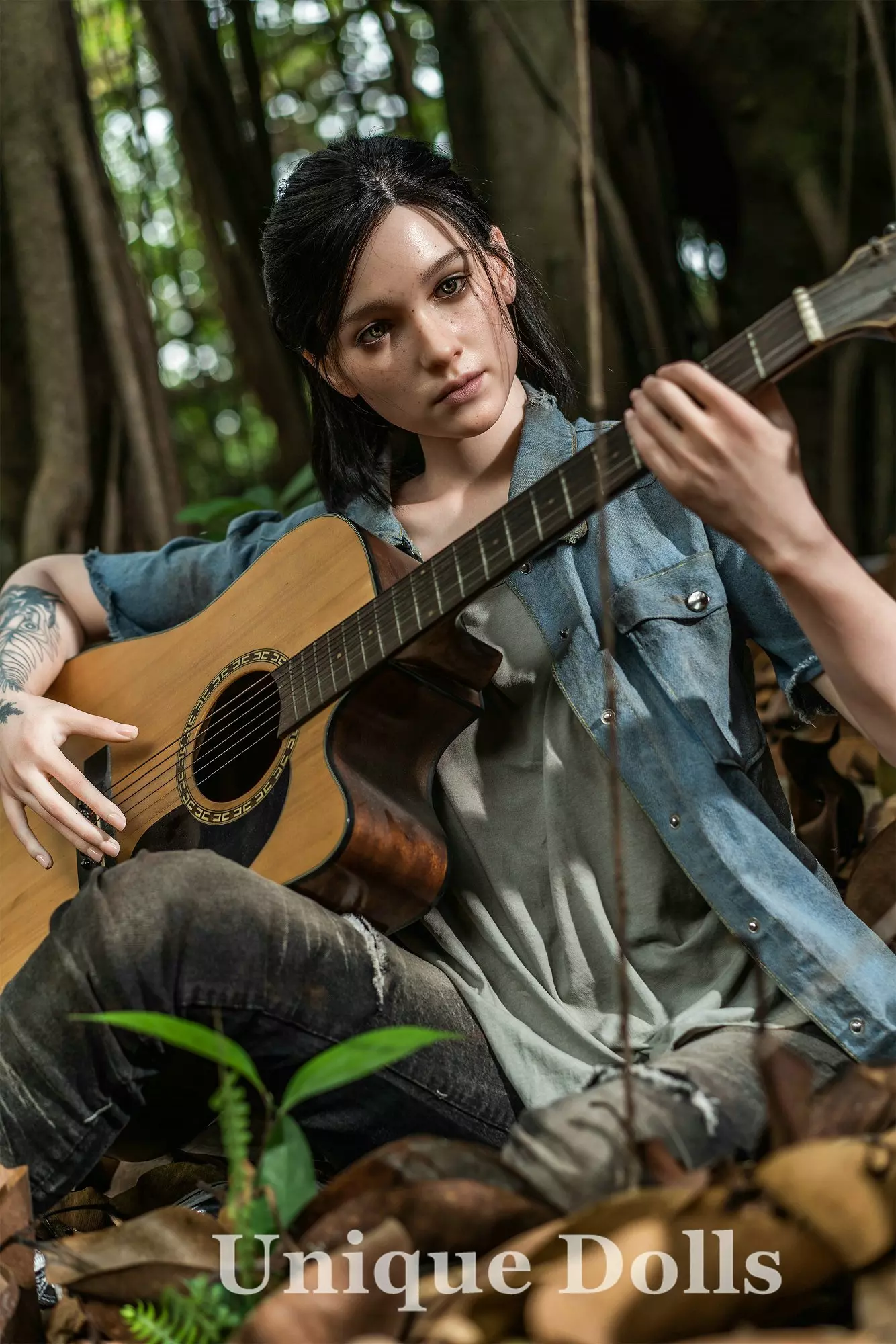 Game Lady Silicone sex doll 168cm Ellie from The Last Of Us
